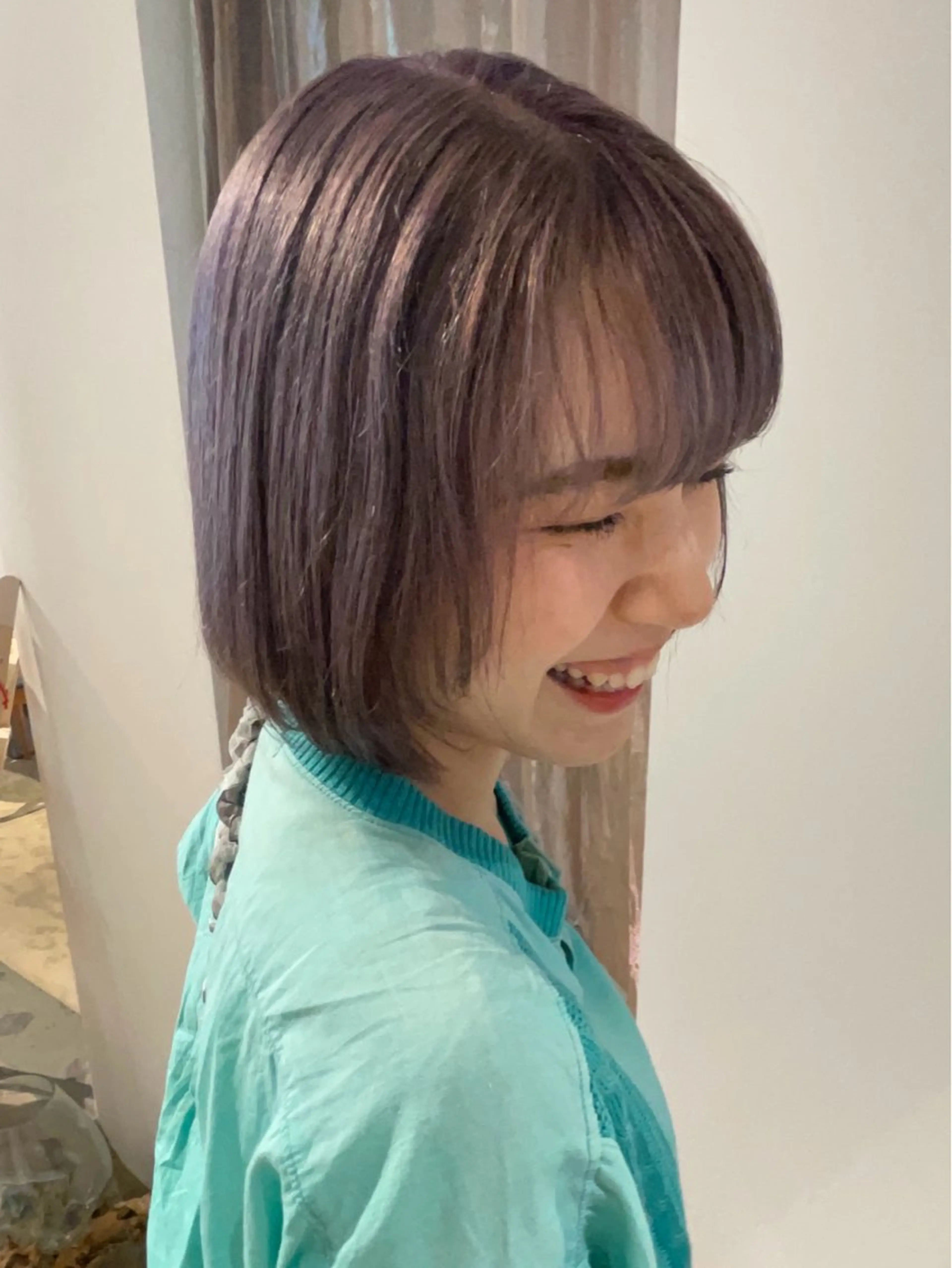 ミディアム ヘアカラー トリートメント 大阪/肥後橋/淀屋橋 ワタナベサキ🪿🤍のヘアスタイル