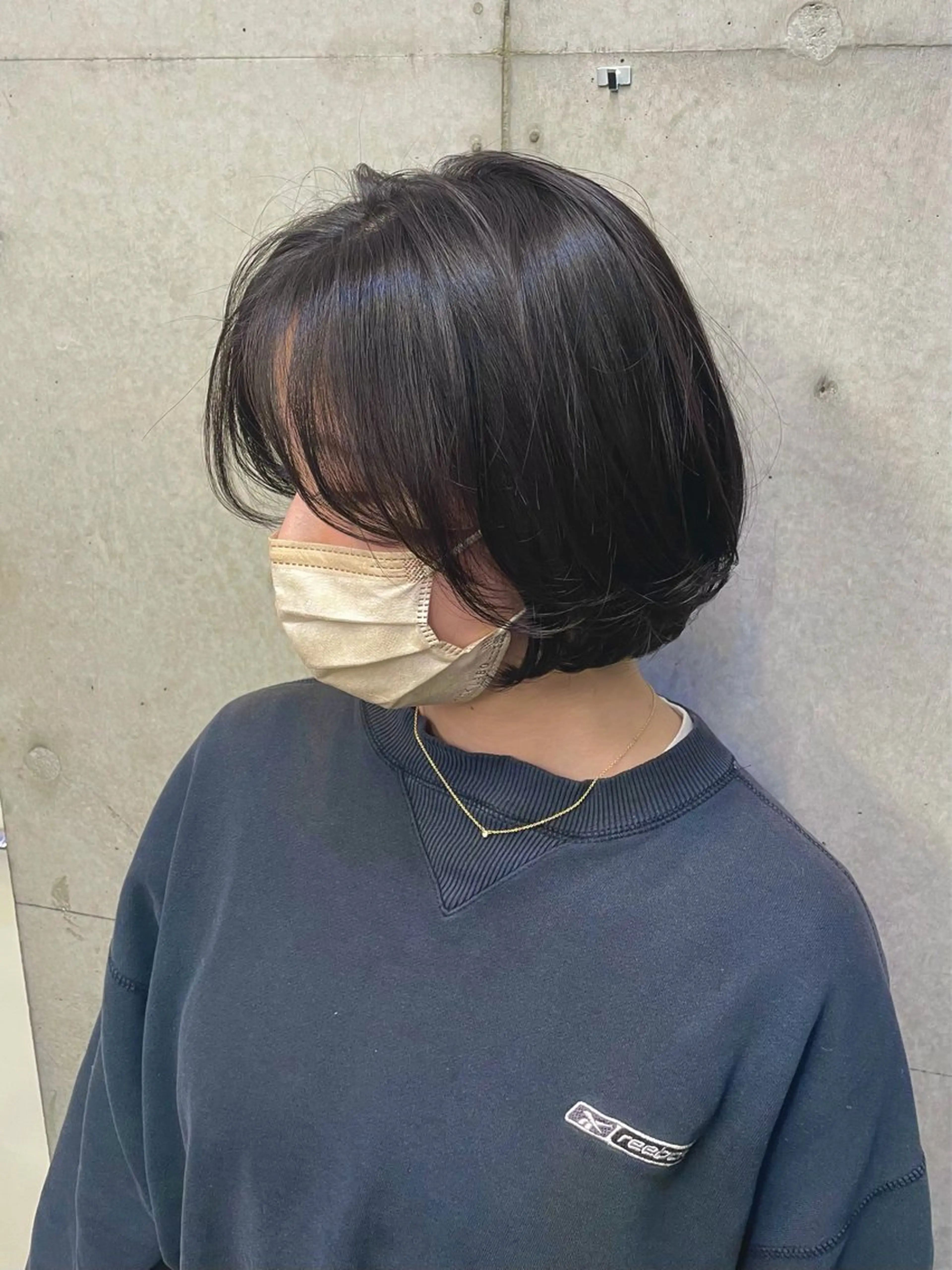 ミディアム 西大島美容師 渡部仁太のヘアスタイル