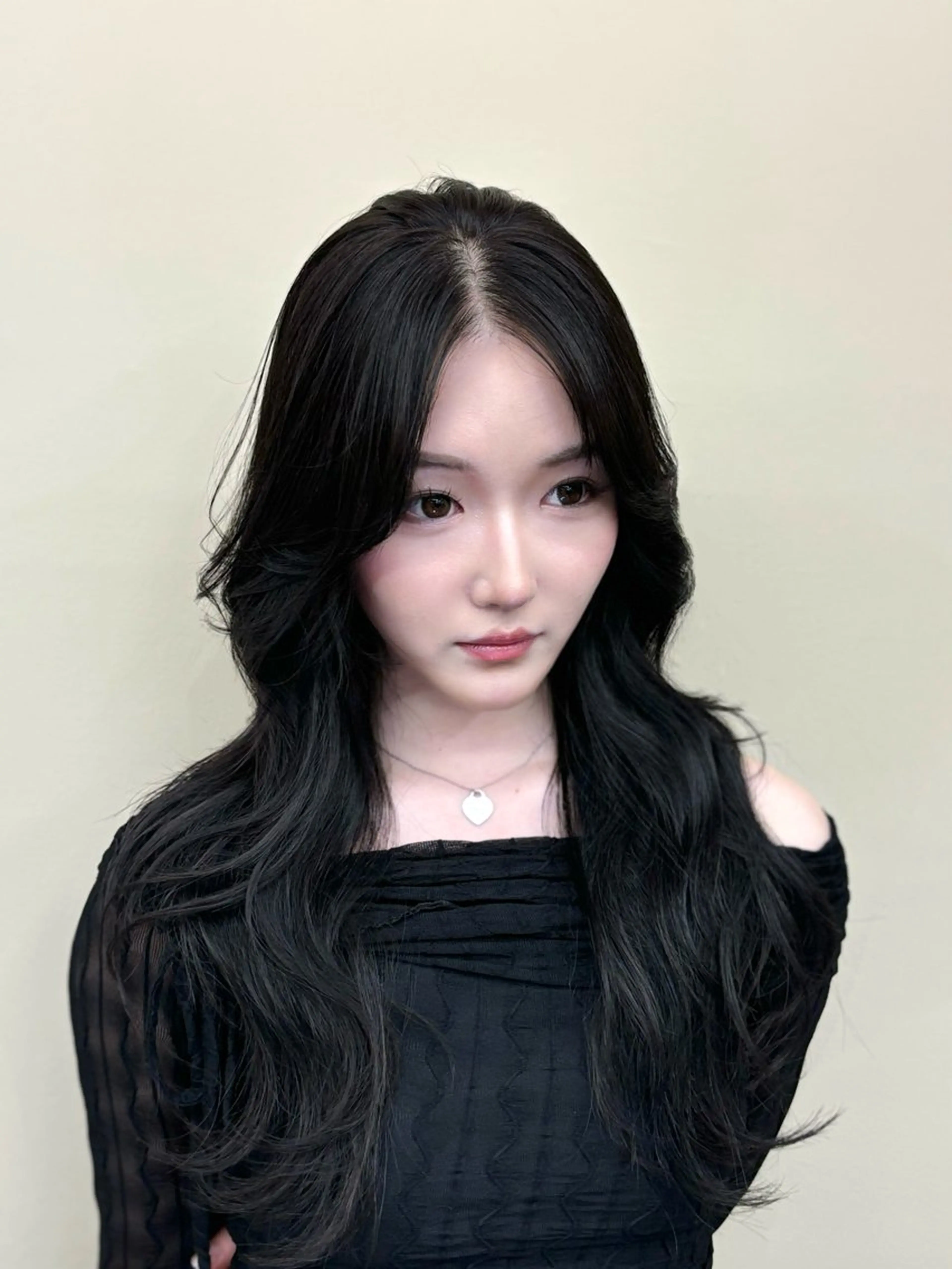 ロング ロングレイヤー レイヤーカット ロング カット ヘアカラー トリートメント 韓国ヘア🇰🇷 髪質改善✨️-裕人-のヘアスタイル