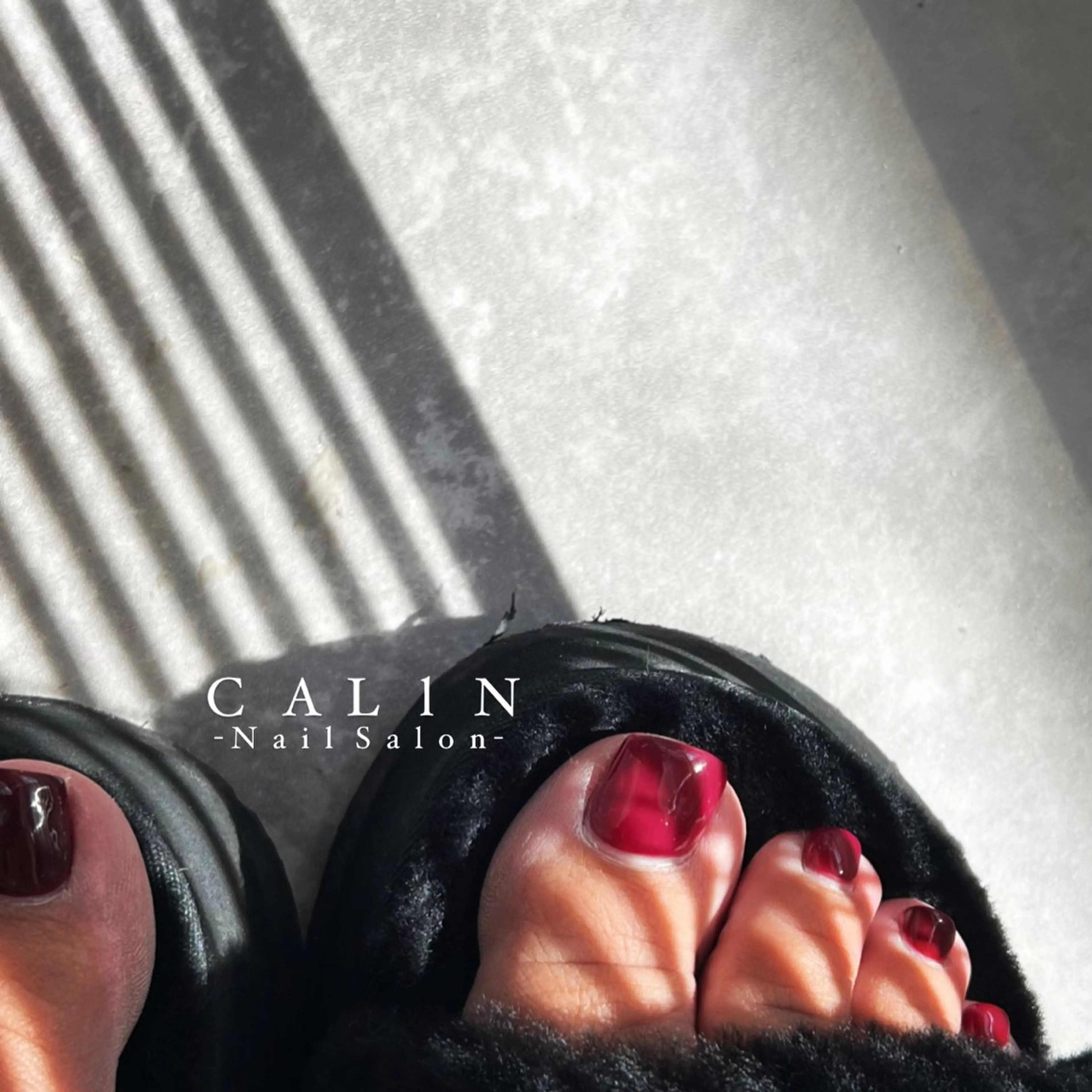 ネイル フットネイル ワンカラーネイル Cleo伏見 Ellysのネイルデザイン