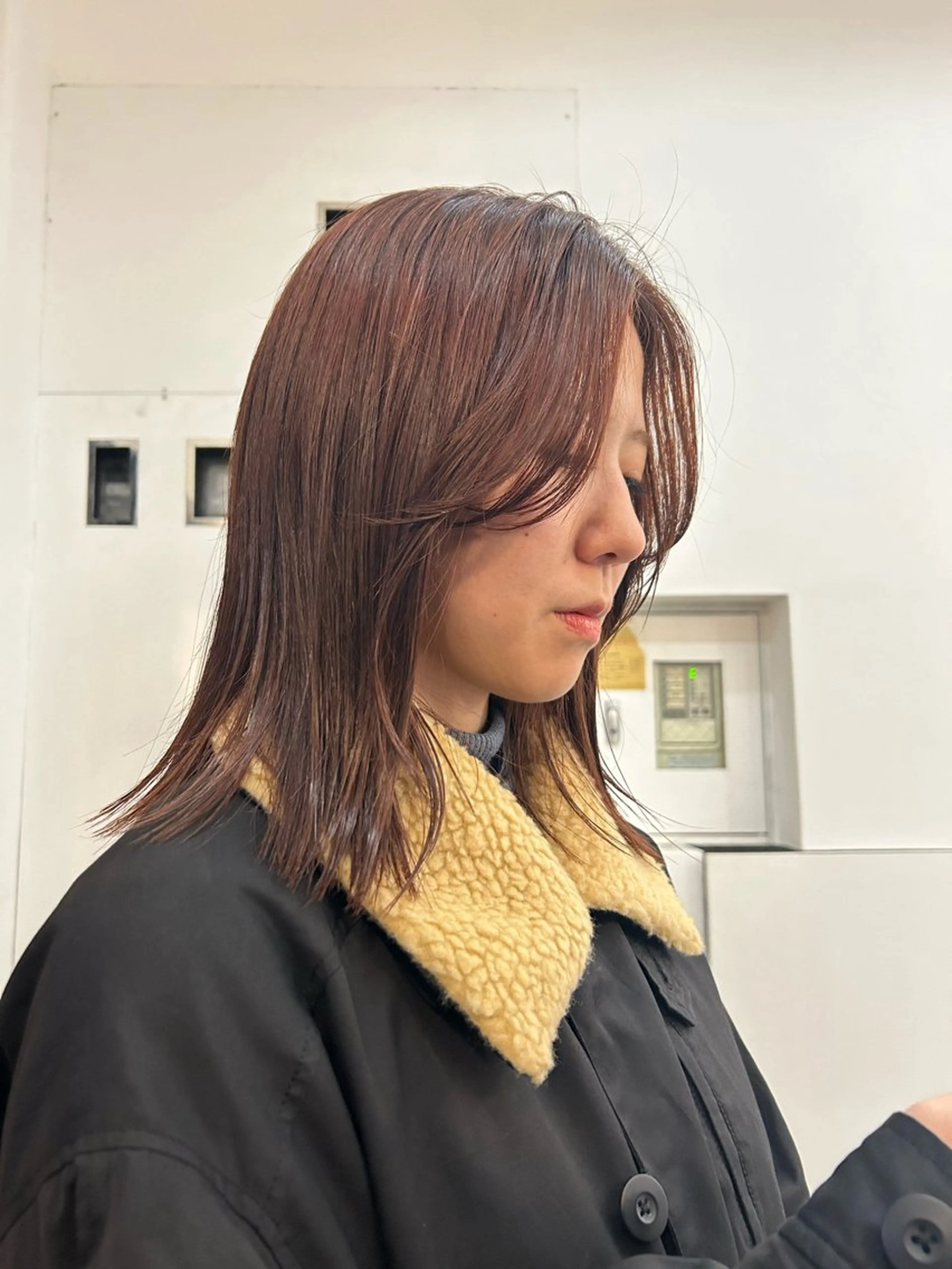 似合わせカット(ロング.ボブのみ)＋ワンカラーの写真