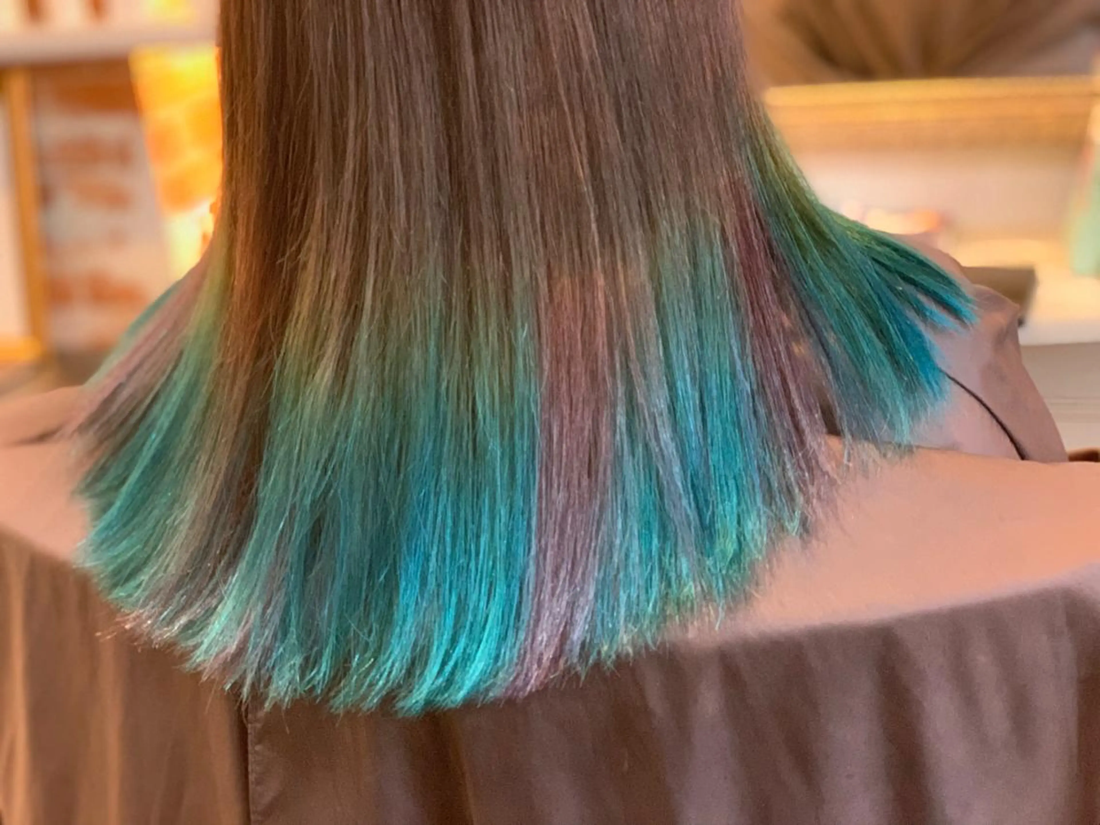 カラー ブリーチ デザインカラー グラデーションカラー トリートメント 原木 康臣のヘアスタイル