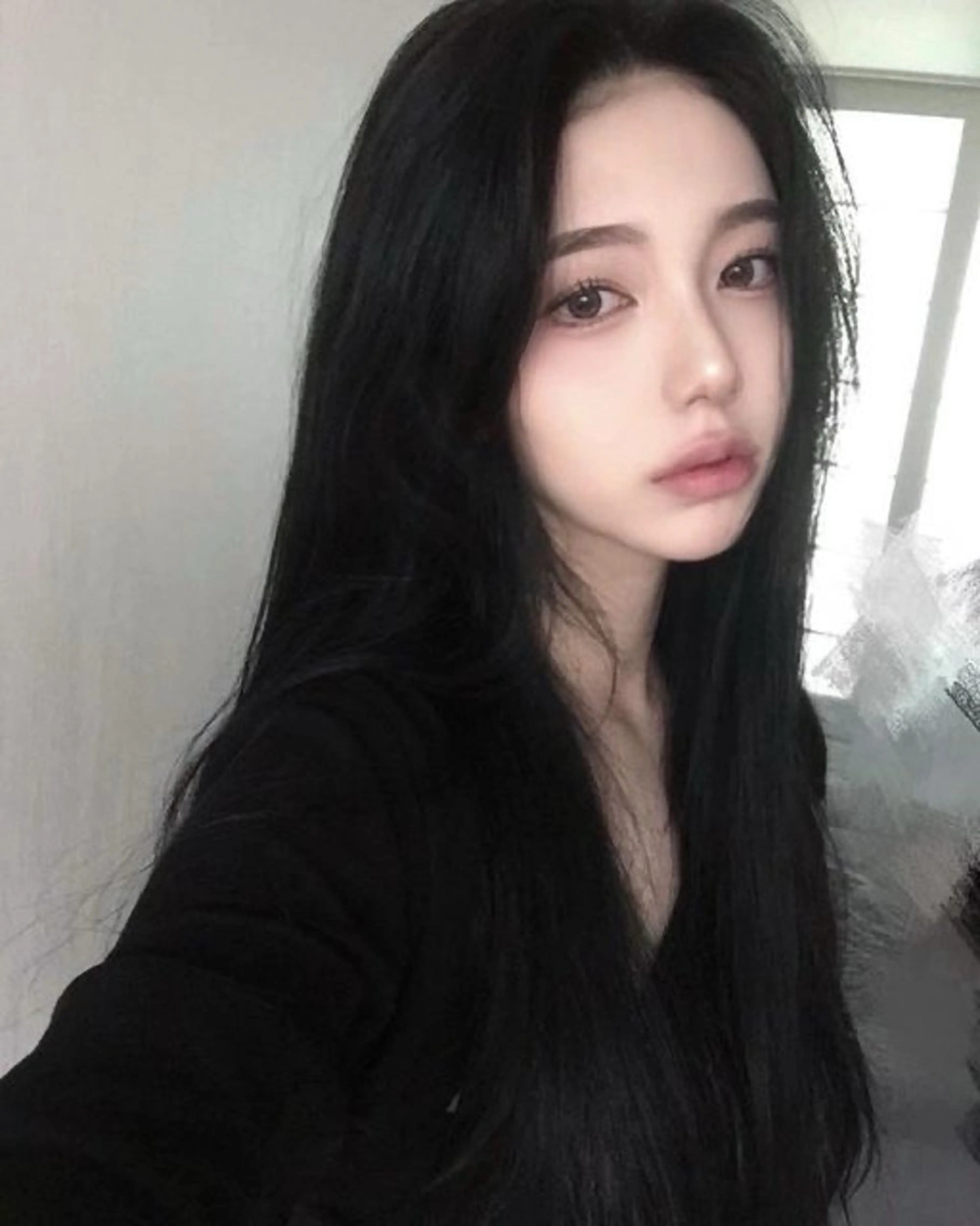 ロング カット ヘアカラー トリートメント 大人っぽ中韓レディ ヘア🤍MAOのヘアスタイル