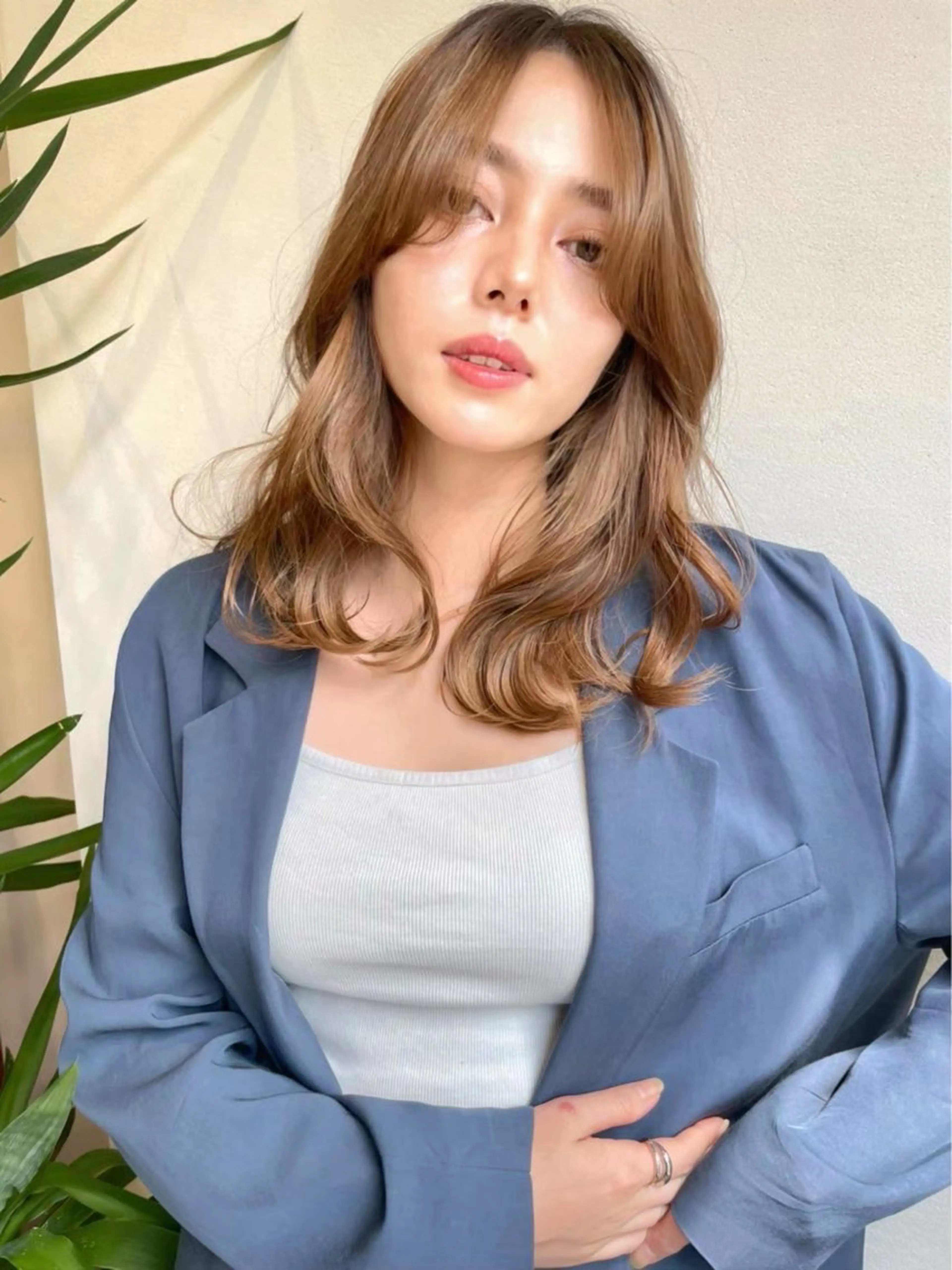 ロング カラー 野田 聖輝のヘアスタイル