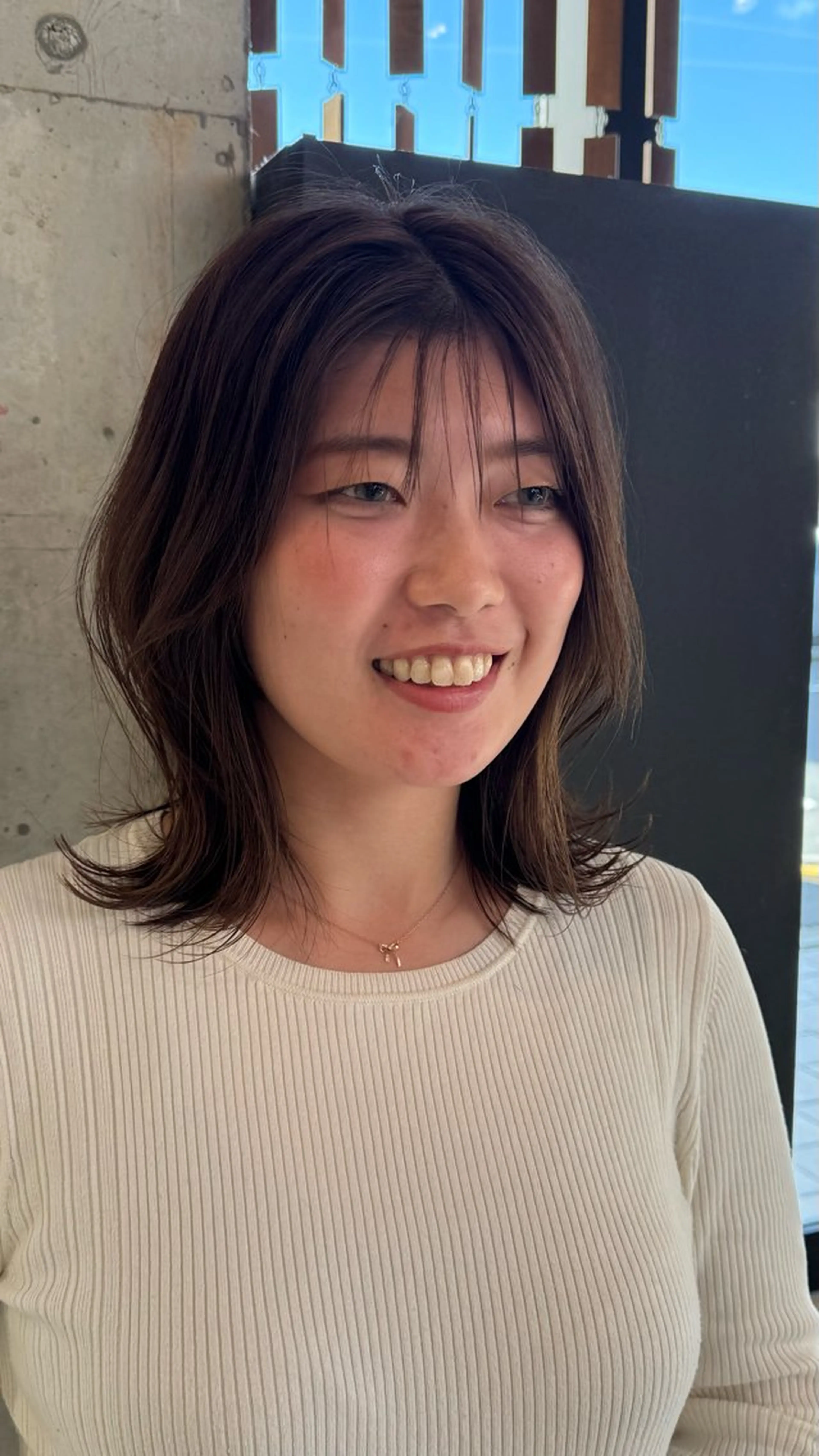 ミディアム カット ヘアカラー 三好 祐希 #似合わせ#髪質改善のヘアスタイル