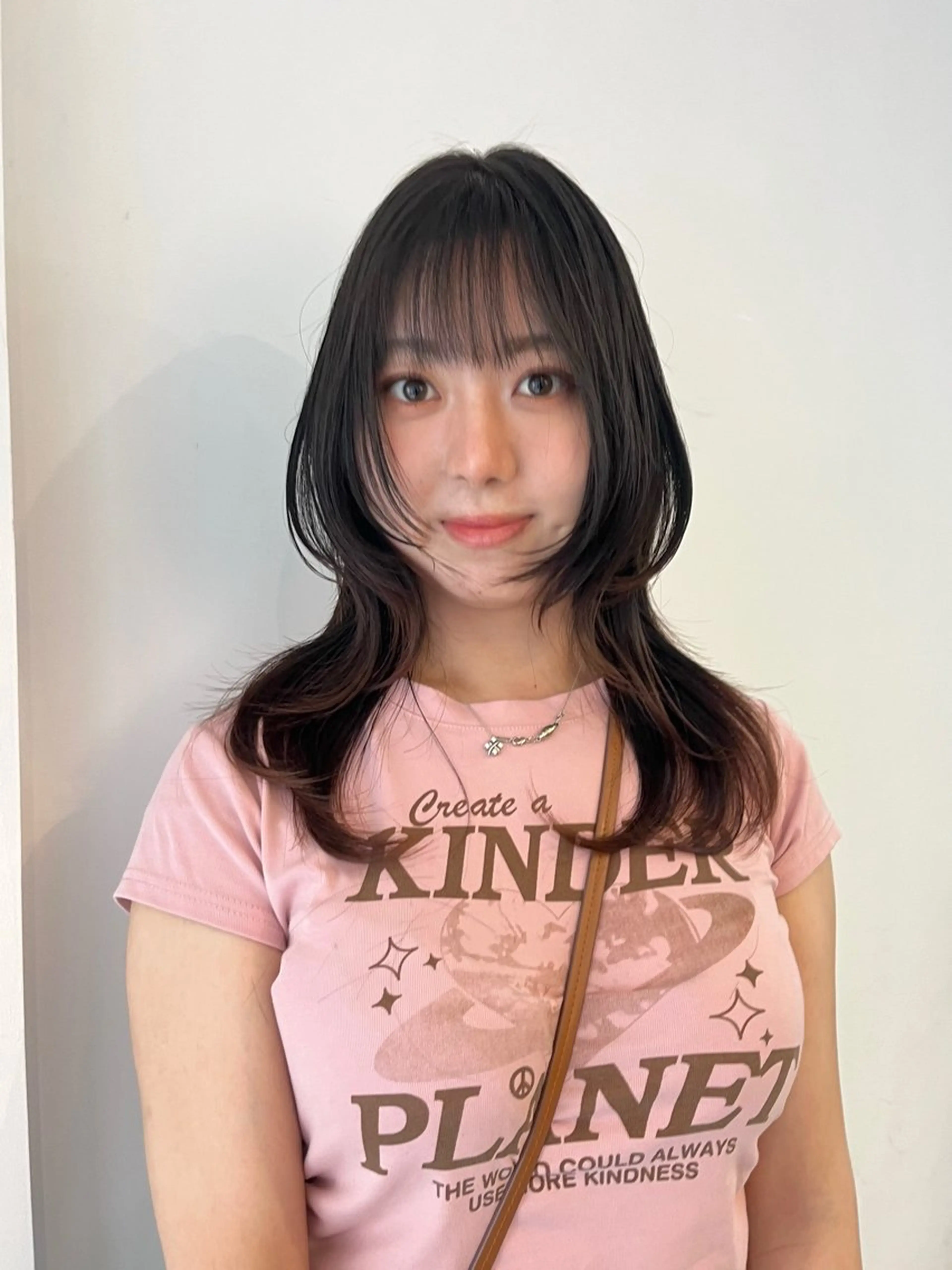 セミロング ハッシュカット カット 🟣niw SHUNNA🟣のヘアスタイル