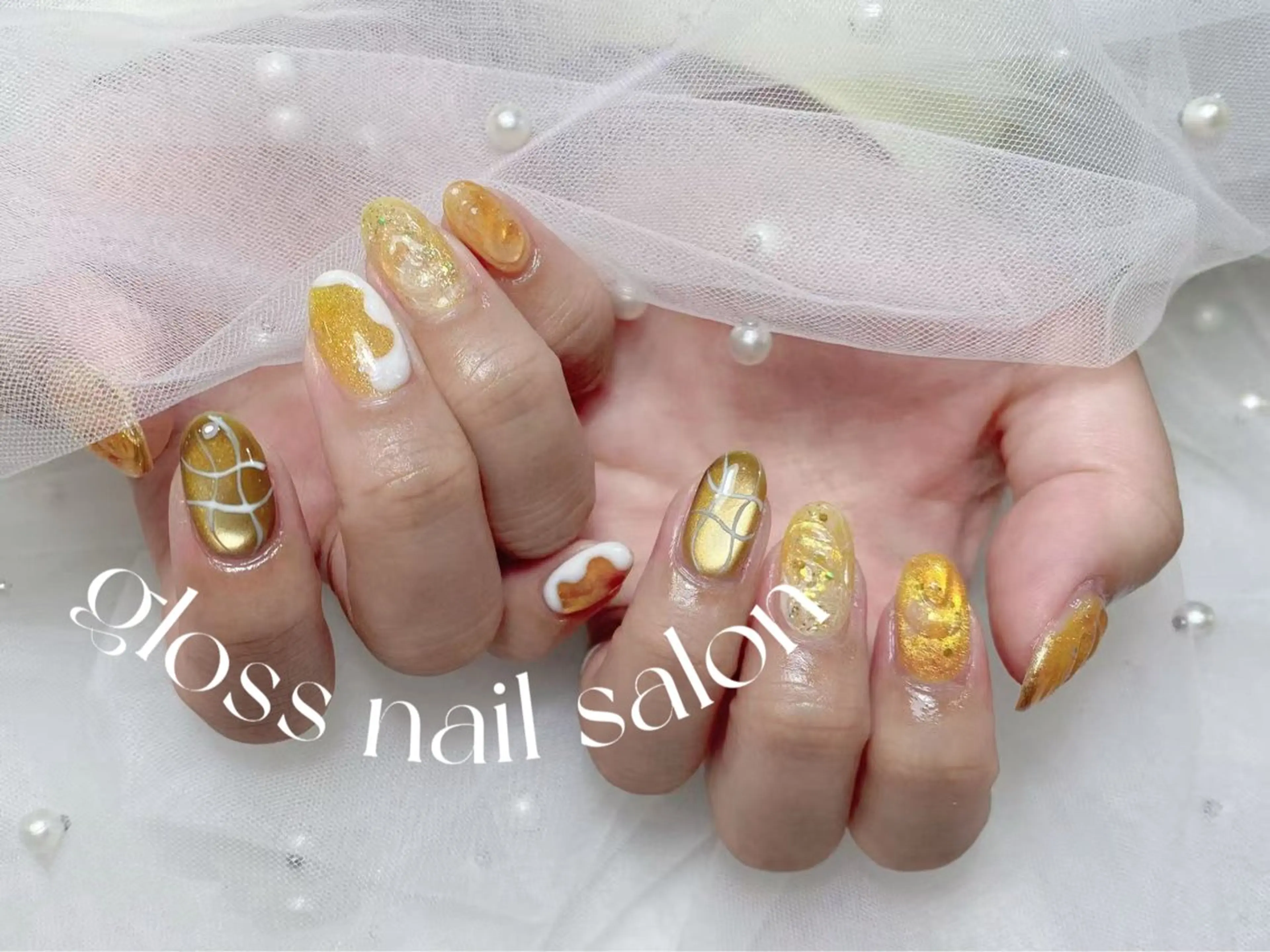 ネイル miho🍎 Gloss nailのネイルデザイン