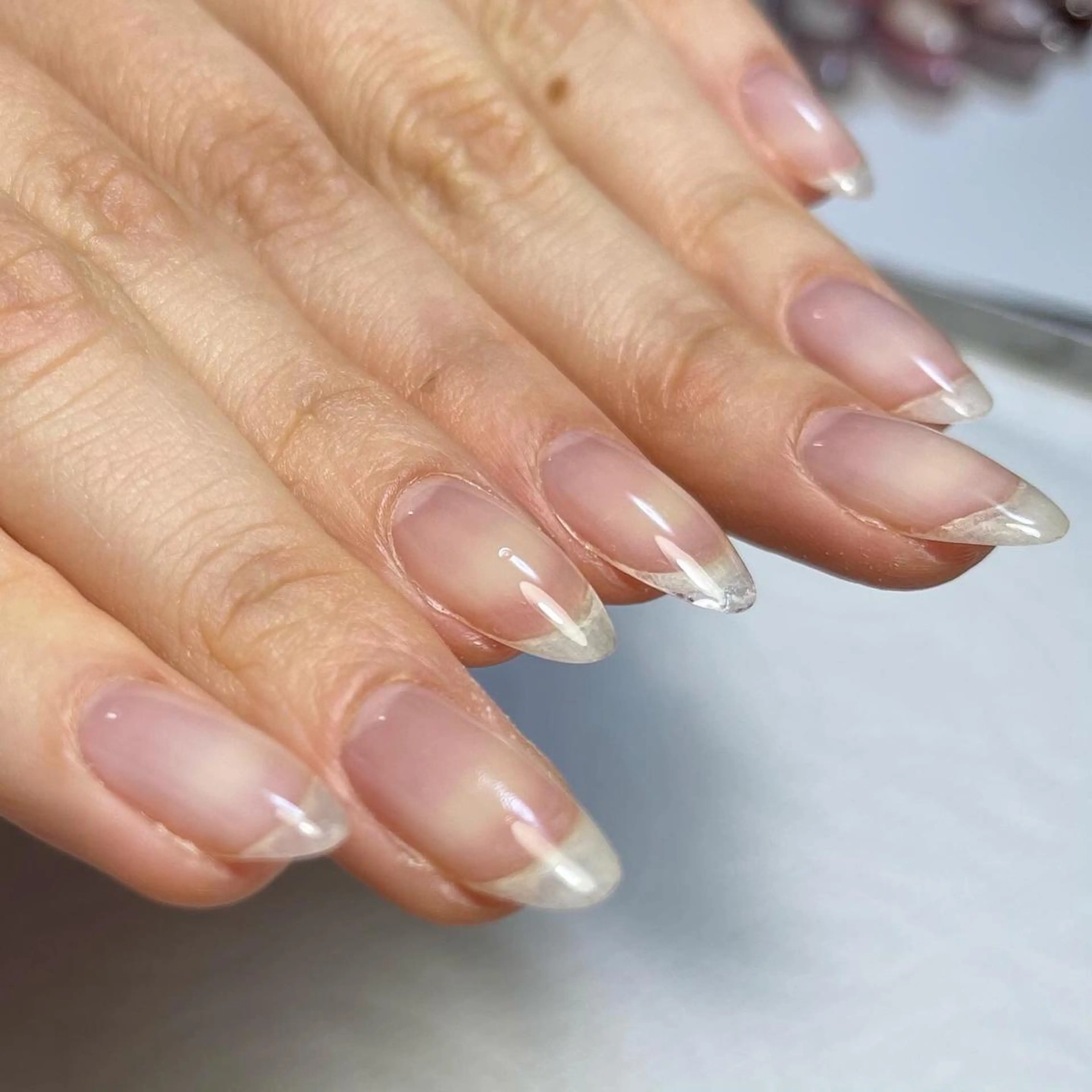 ミディアム ネイル クリアネイル richeri beautyのエステ・リラクイメージ