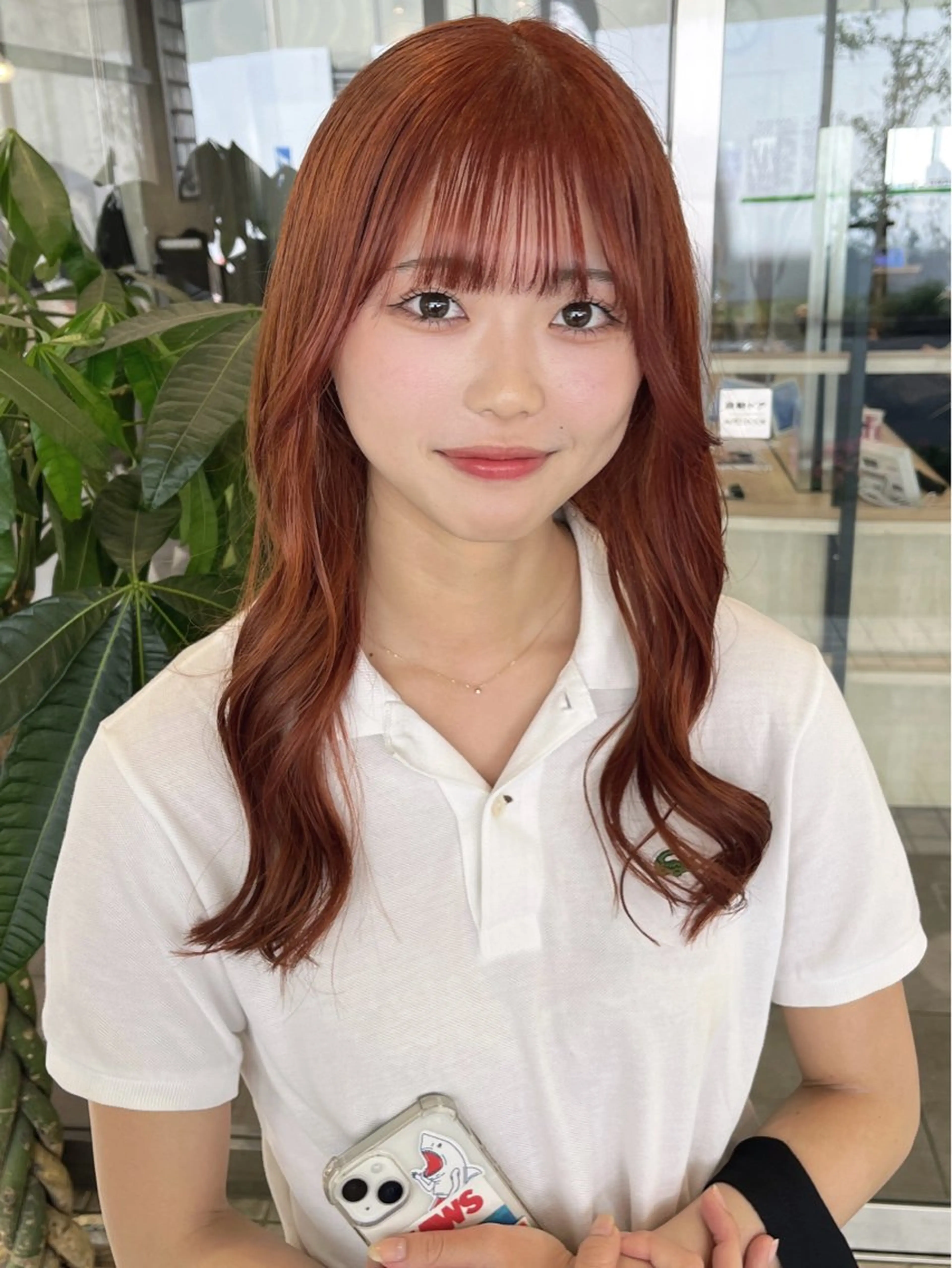 ロング カラー ブリーチ ダブルカラー イルミナカラー ブリーチなしカラー ボブ カット ヘアカラー トリートメント LUCK 本厚木店のヘアスタイル