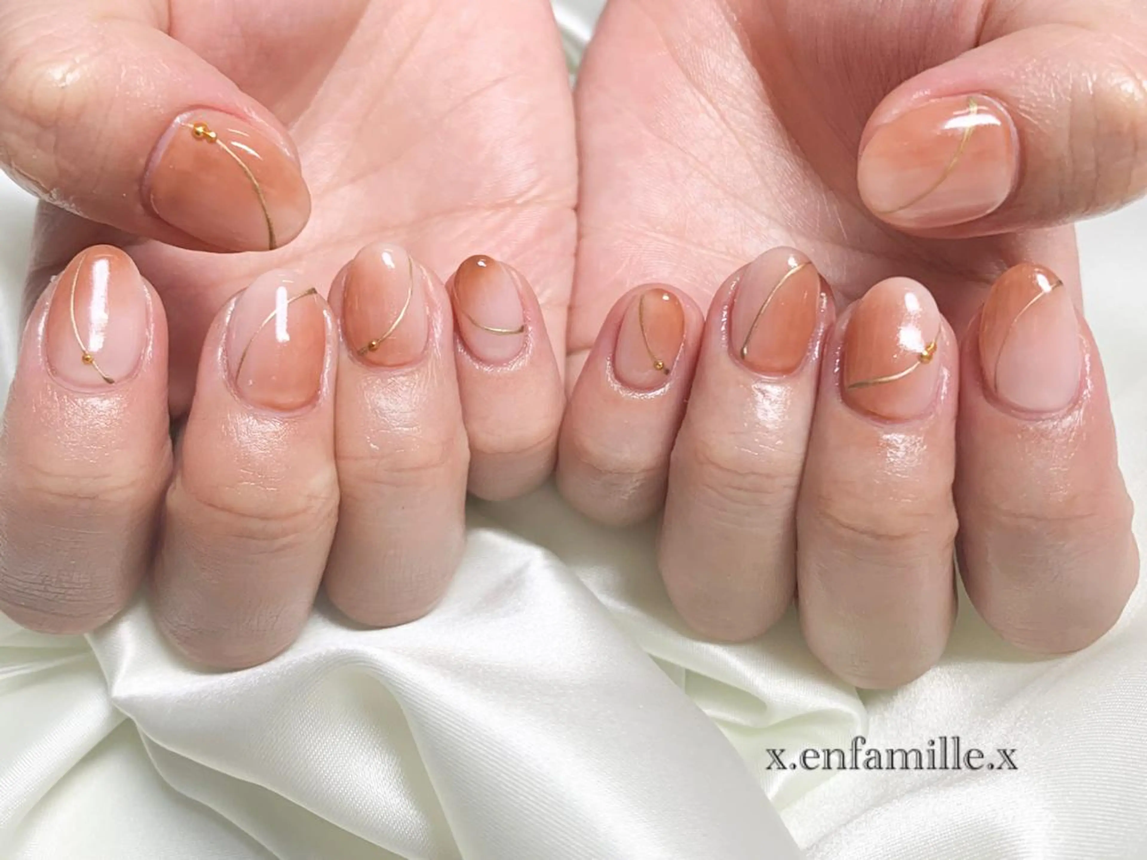 ネイル ハンドネイル nail salon en familleのネイルデザイン