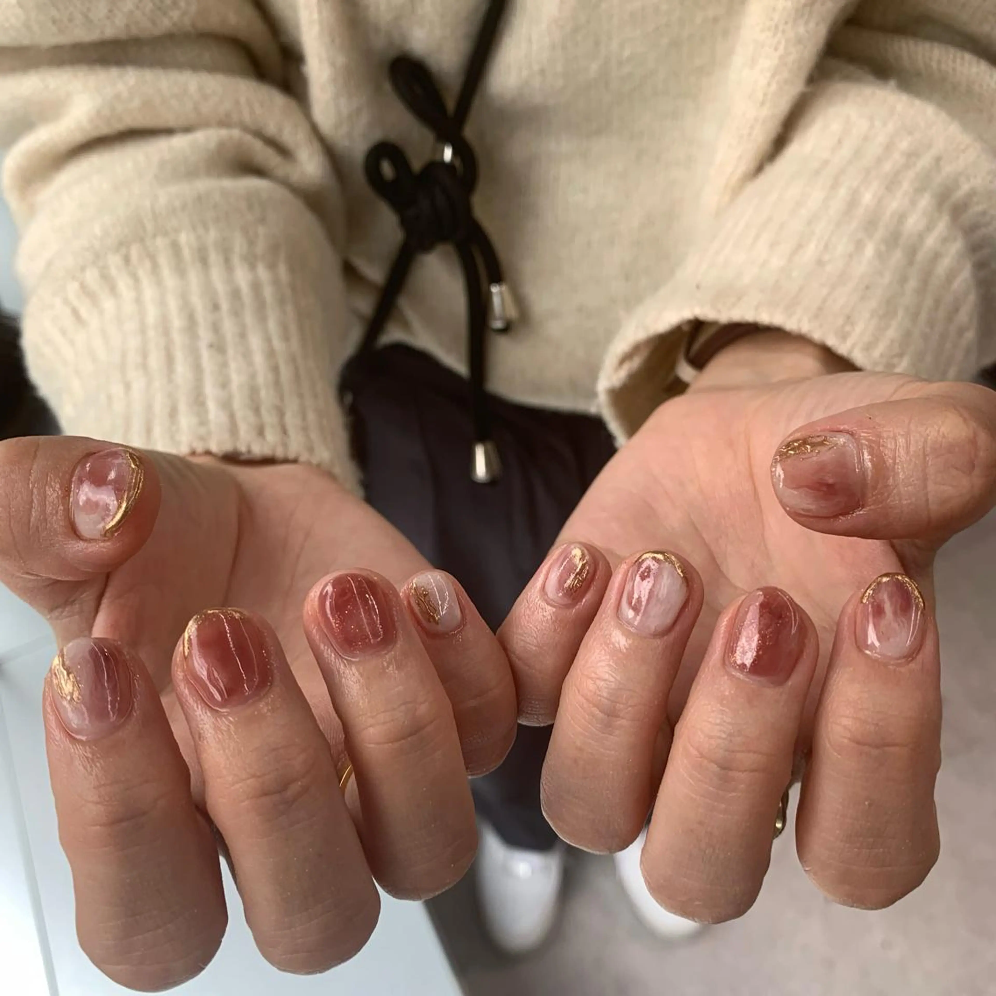 ネイル ニュアンスネイル マキノ ユイのネイルデザイン