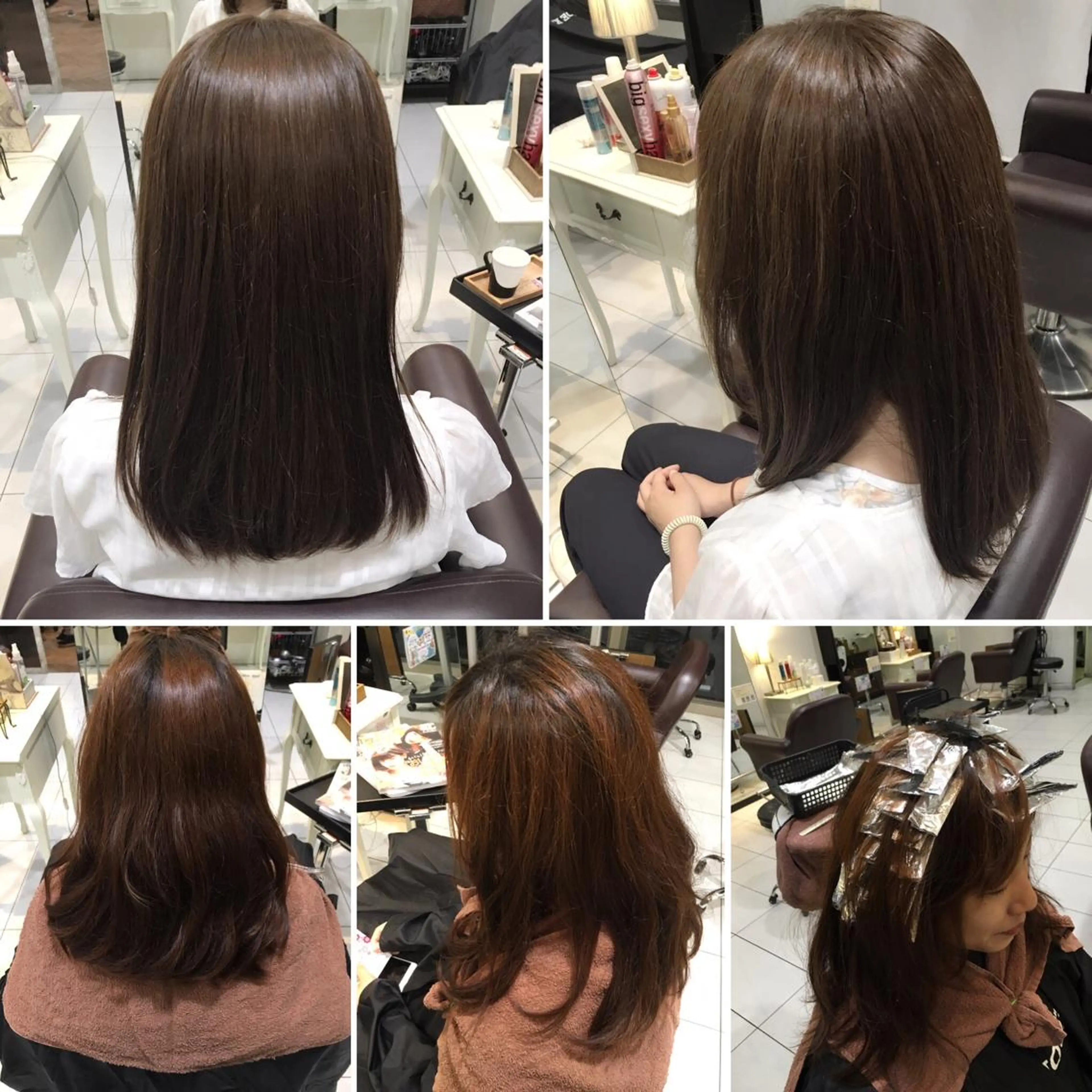 ロング カラー デザインカラー 髪質改善/ 艶髪カラー/益田直幸のヘアスタイル