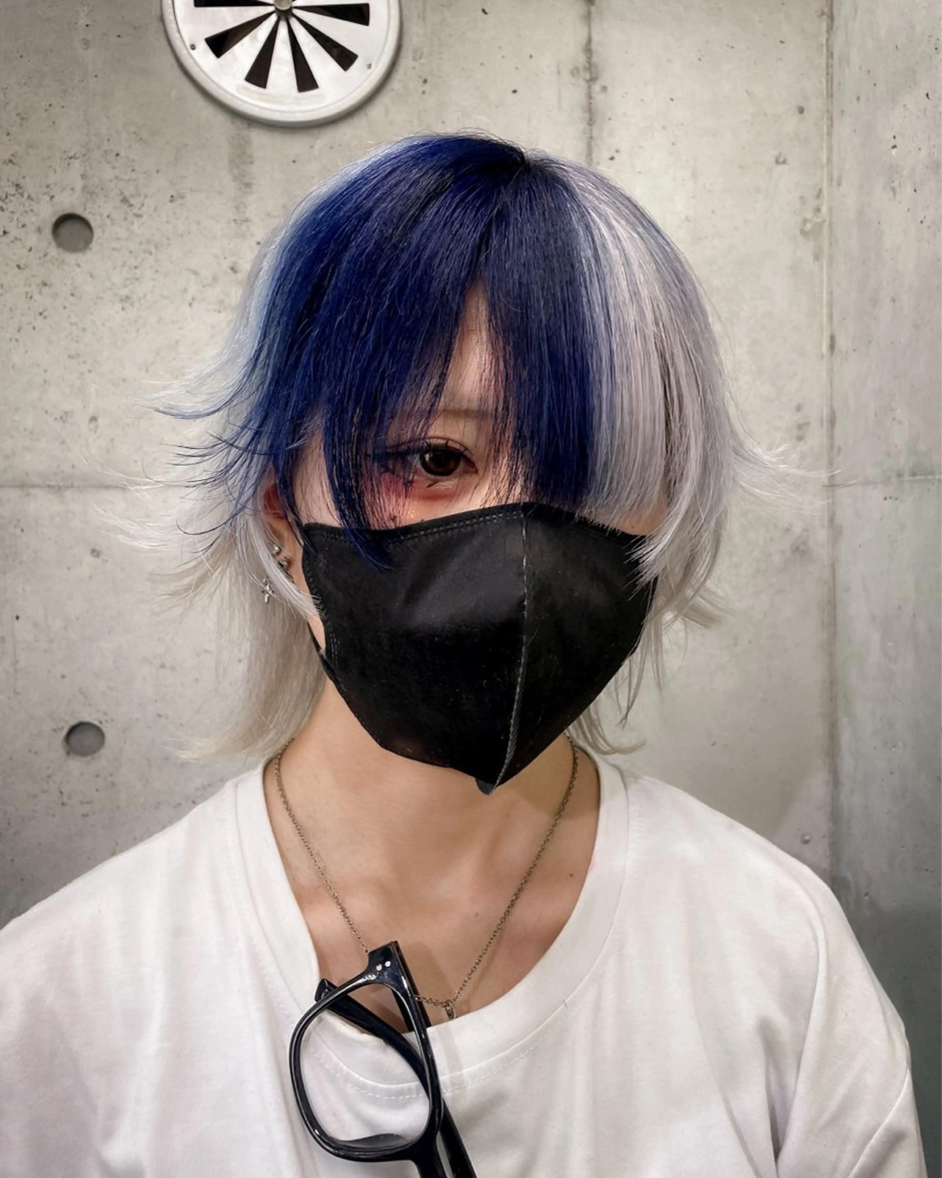 ミディアム ヘアカラー ハイトーン/ブリーチ /ウルフ⛓️MAKIのヘアスタイル