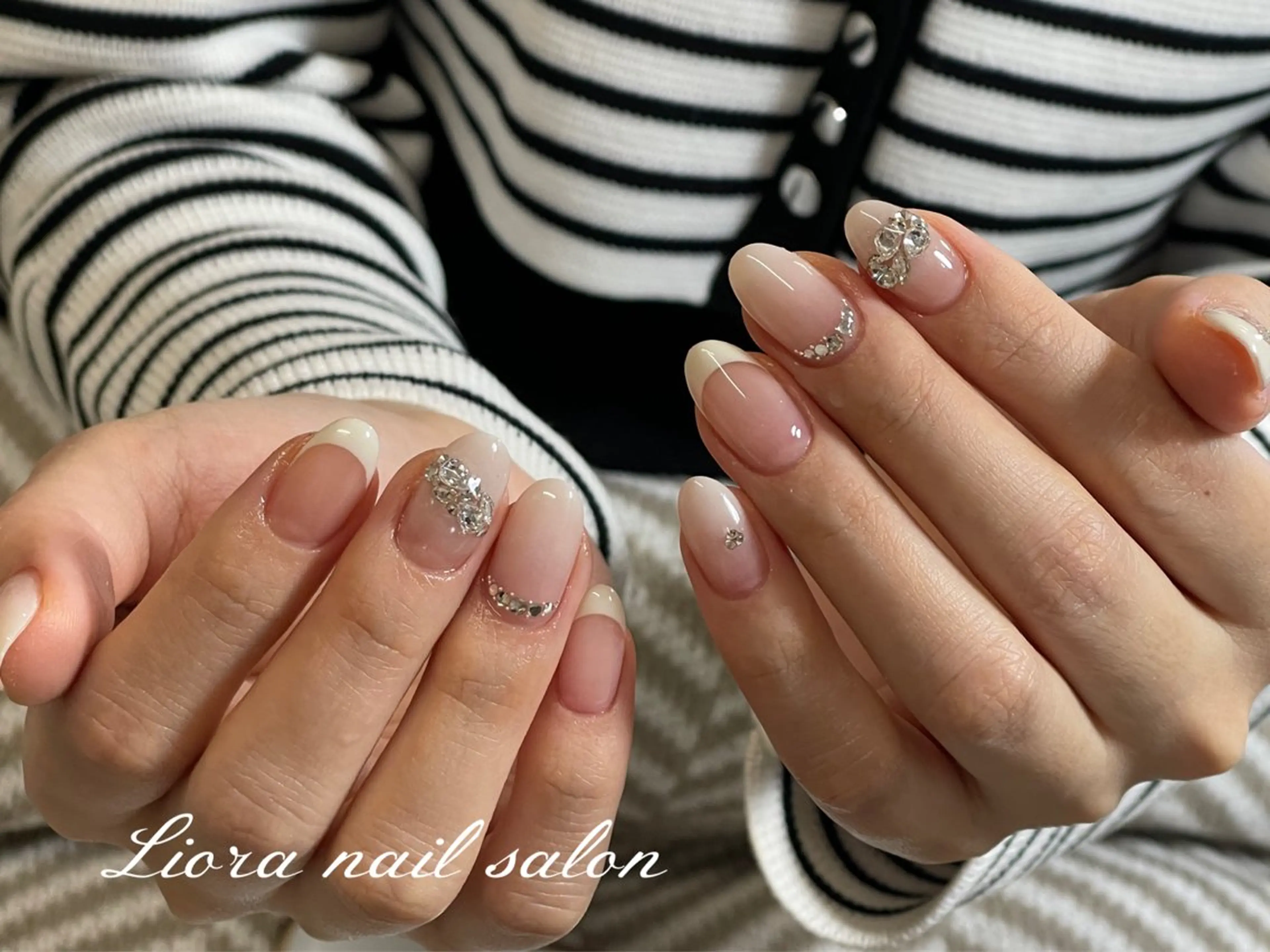 ネイル チークネイル フットネイル フレンチネイル ジェルネイル ガーリー ハンドネイル Liora nail スカルプ専門店のネイルデザイン