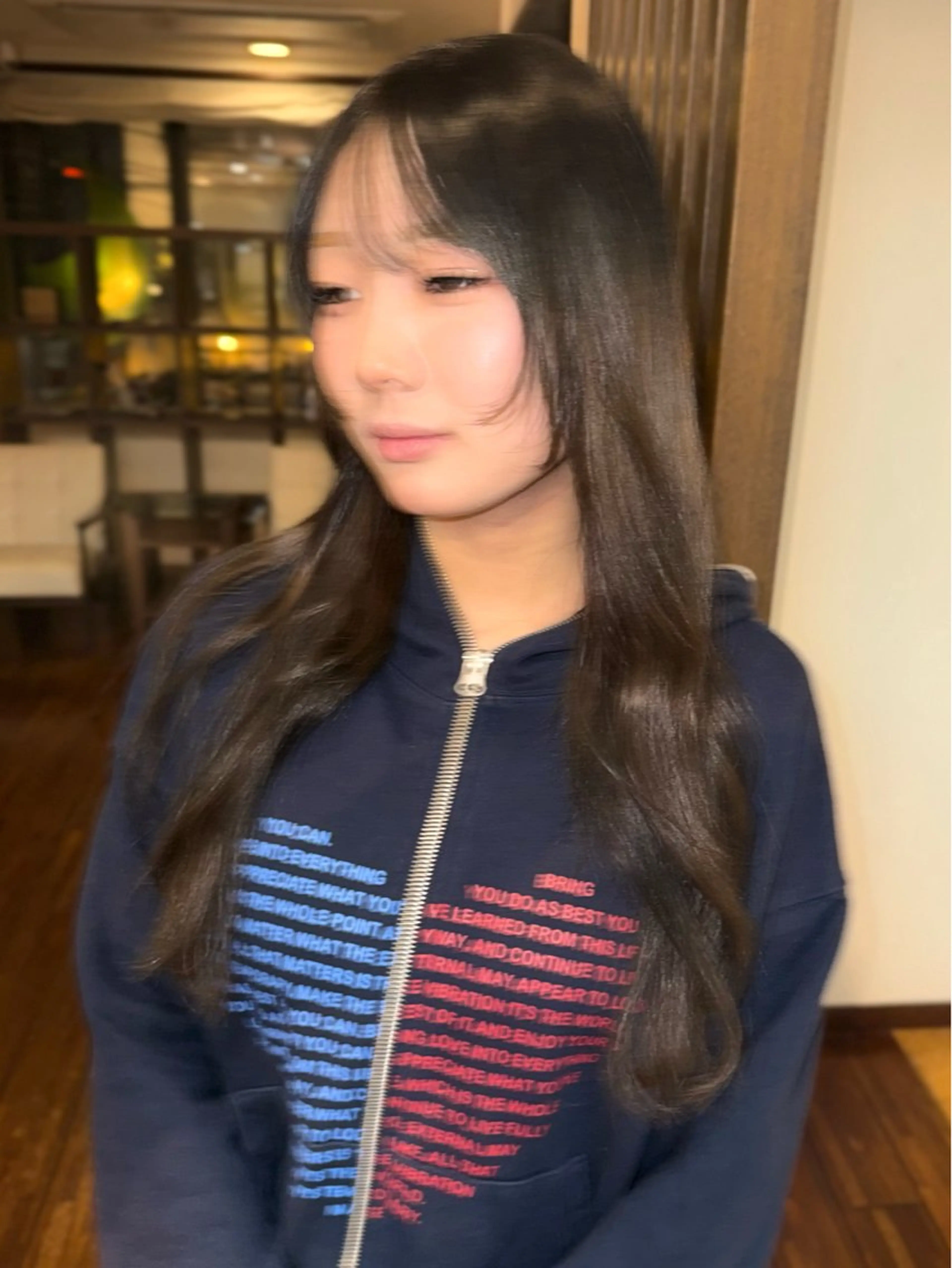 ロング カラー ベージュカラー グラデーションカラー カット ヘアカラー トリートメント 田室 和幸のヘアスタイル