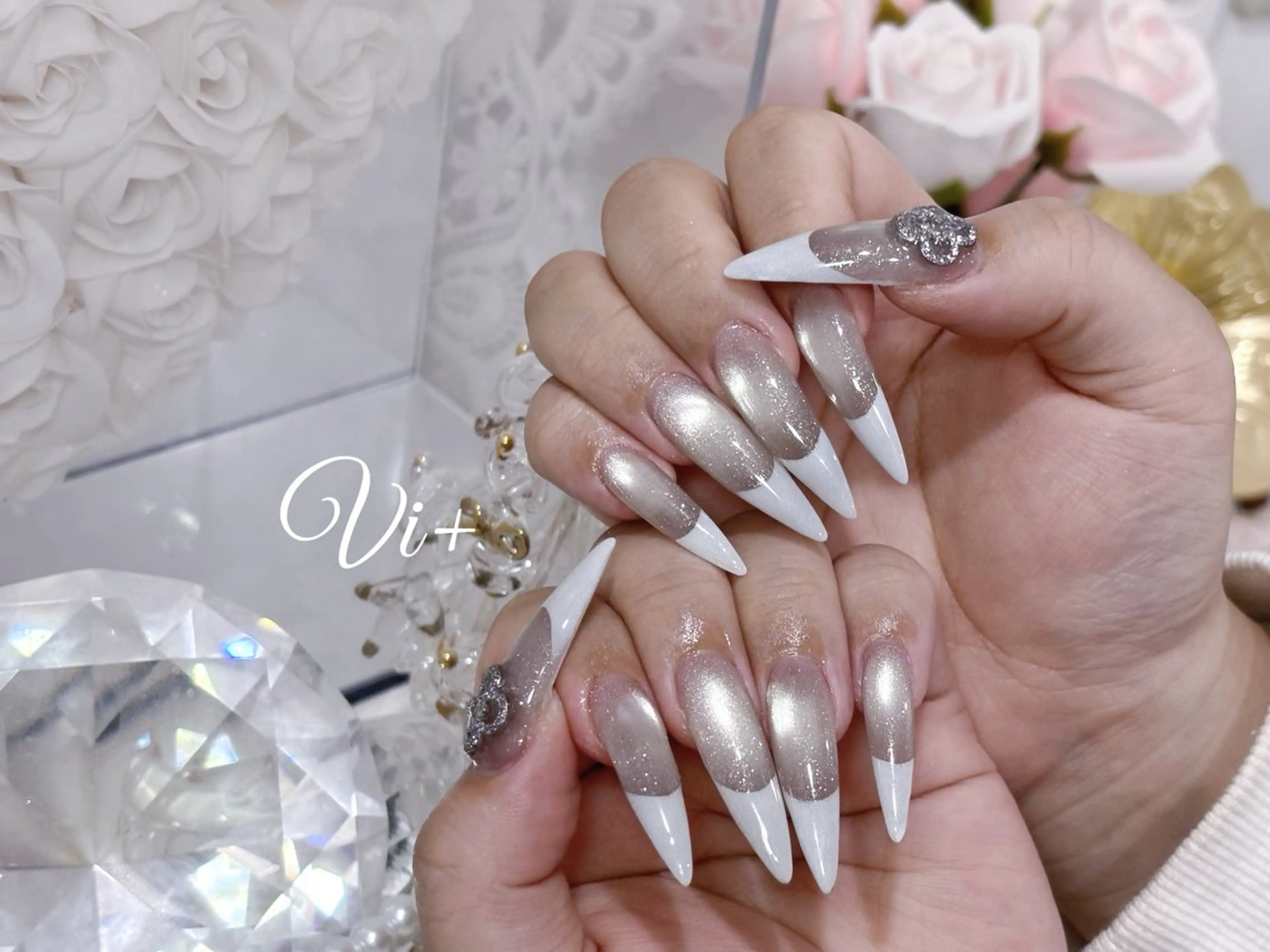 ネイル ハンドネイル Nailsalon Vi+ももか🩷のネイルデザイン