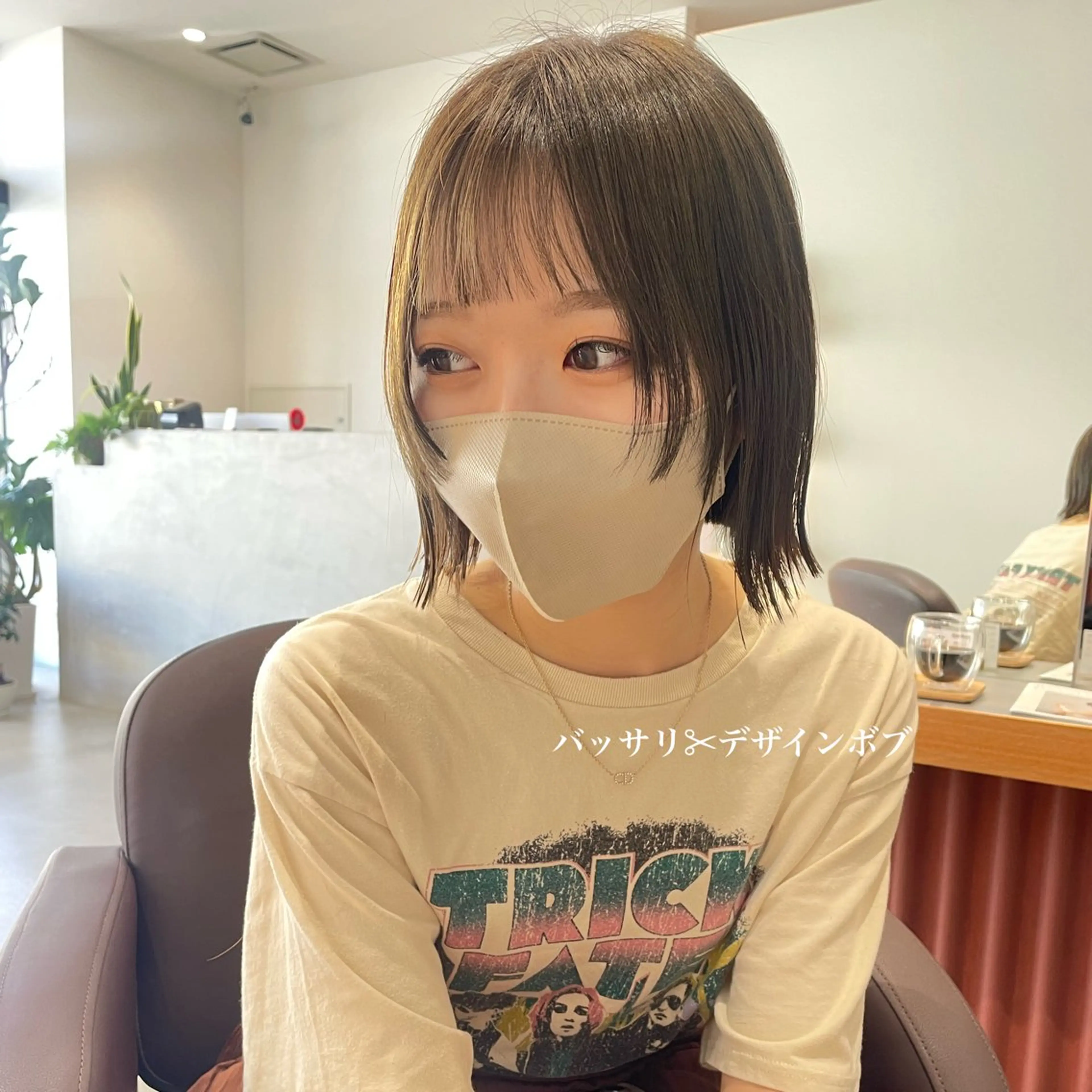 ショート カラー ボブ カット ヘアカラー トリートメント 北九州美容室 🕊️わかな✂︎のヘアスタイル