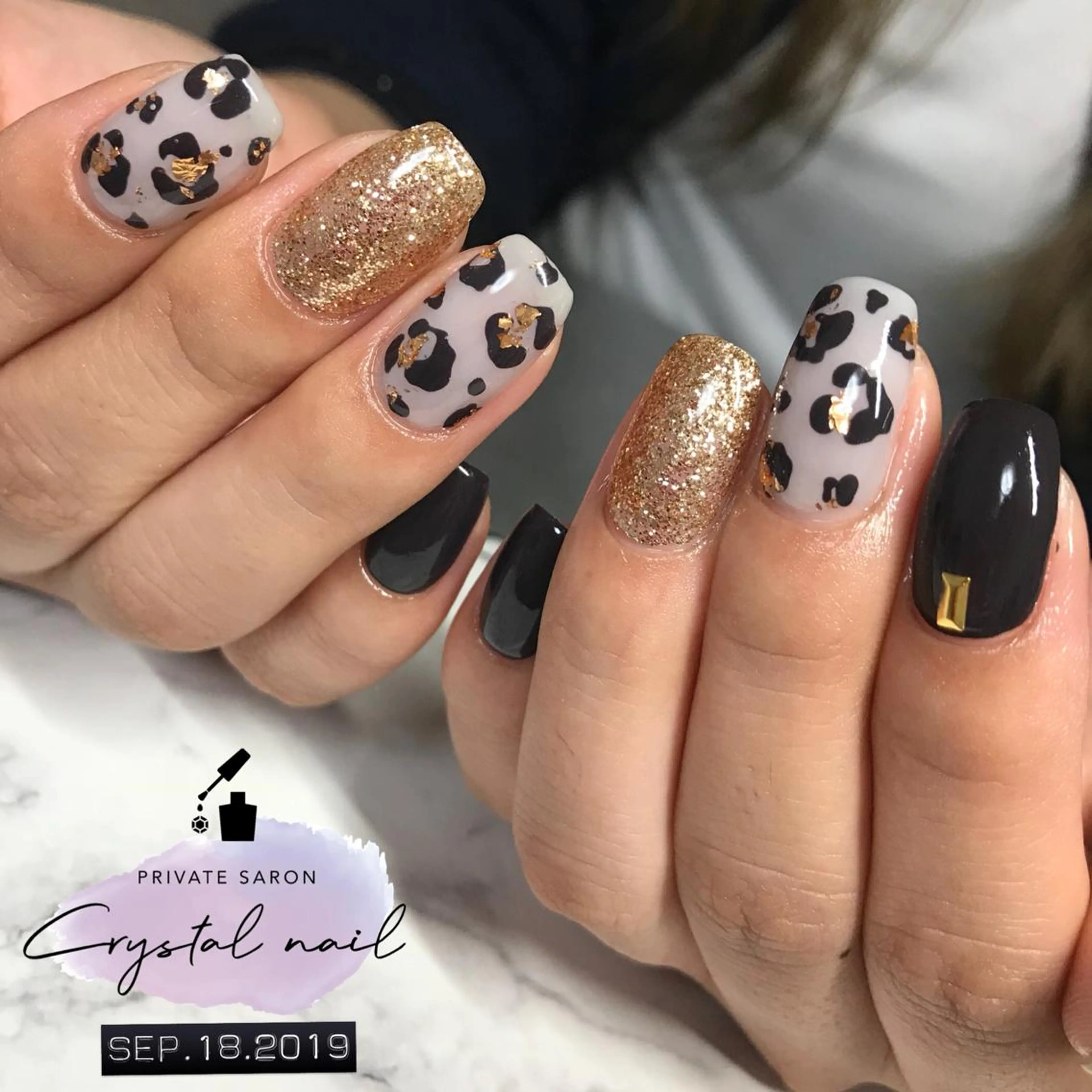 ネイル アニマル柄 ハンドネイル SCENERY NAILのネイルデザイン