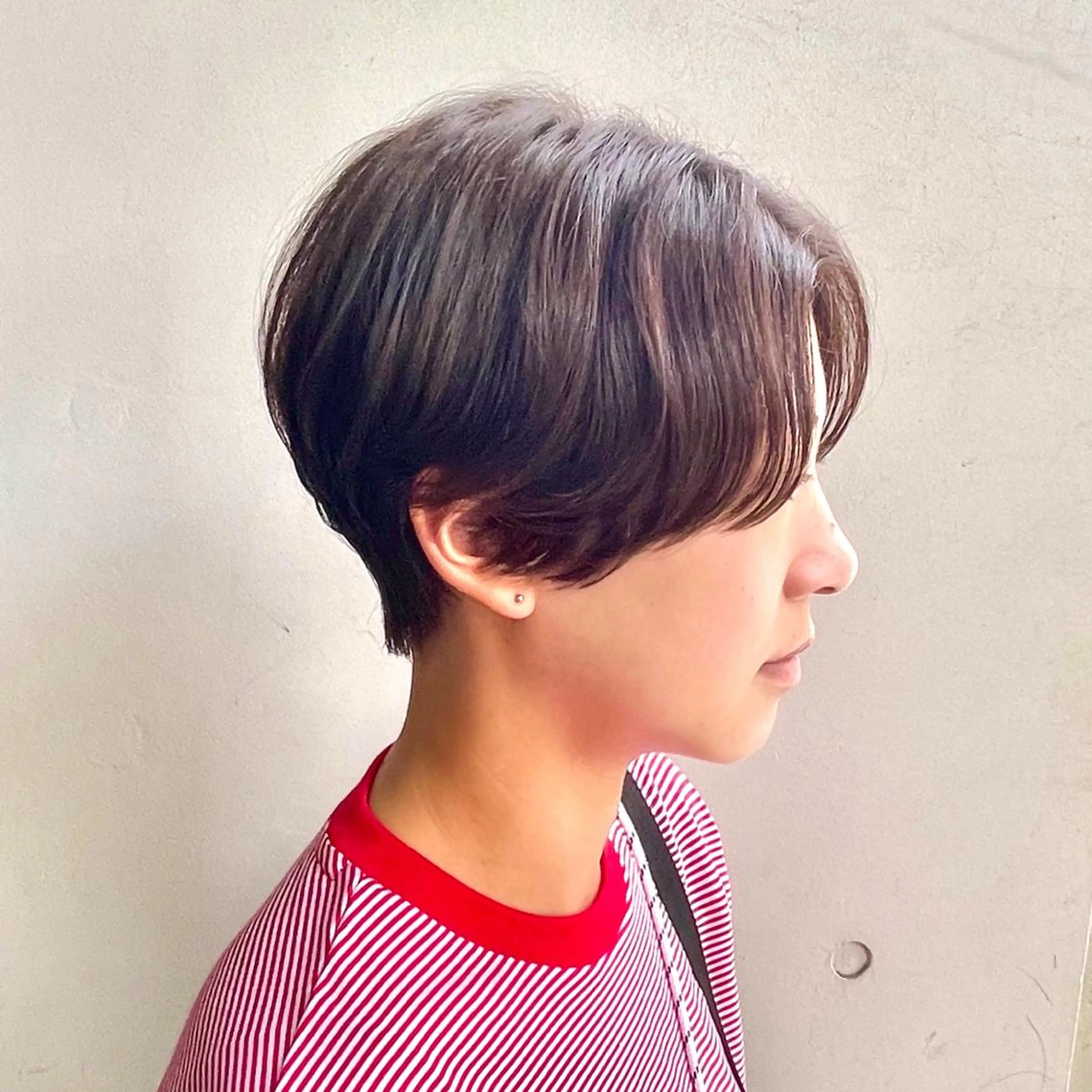 ショート カラー カット トリートメント ショート/ボブ/ 透明感カラー/ほのかのヘアスタイル