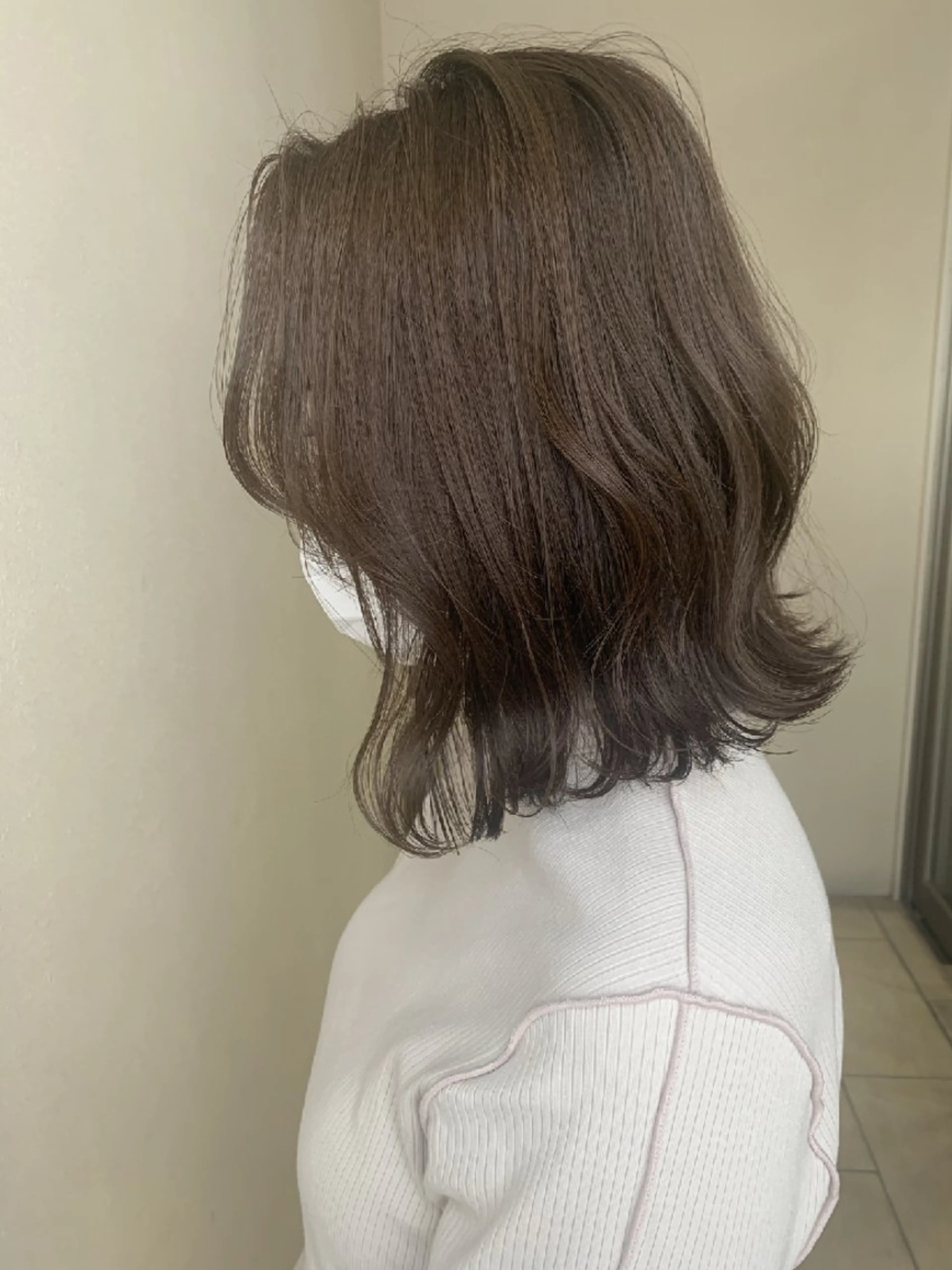 【ブリーチなしで透明感🎶】【暖色も🙆♀️】全体ケアカラー➕SB込の写真