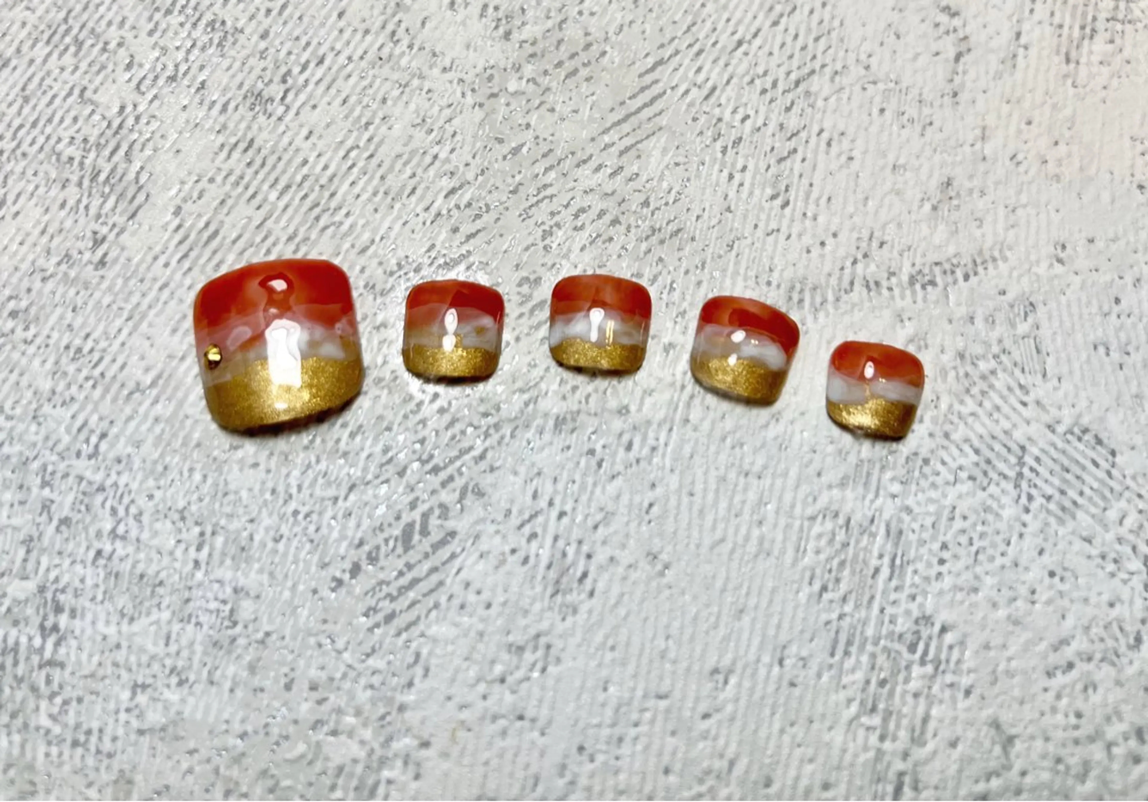 ネイル フットネイル 渡邊 亜貴のネイルデザイン