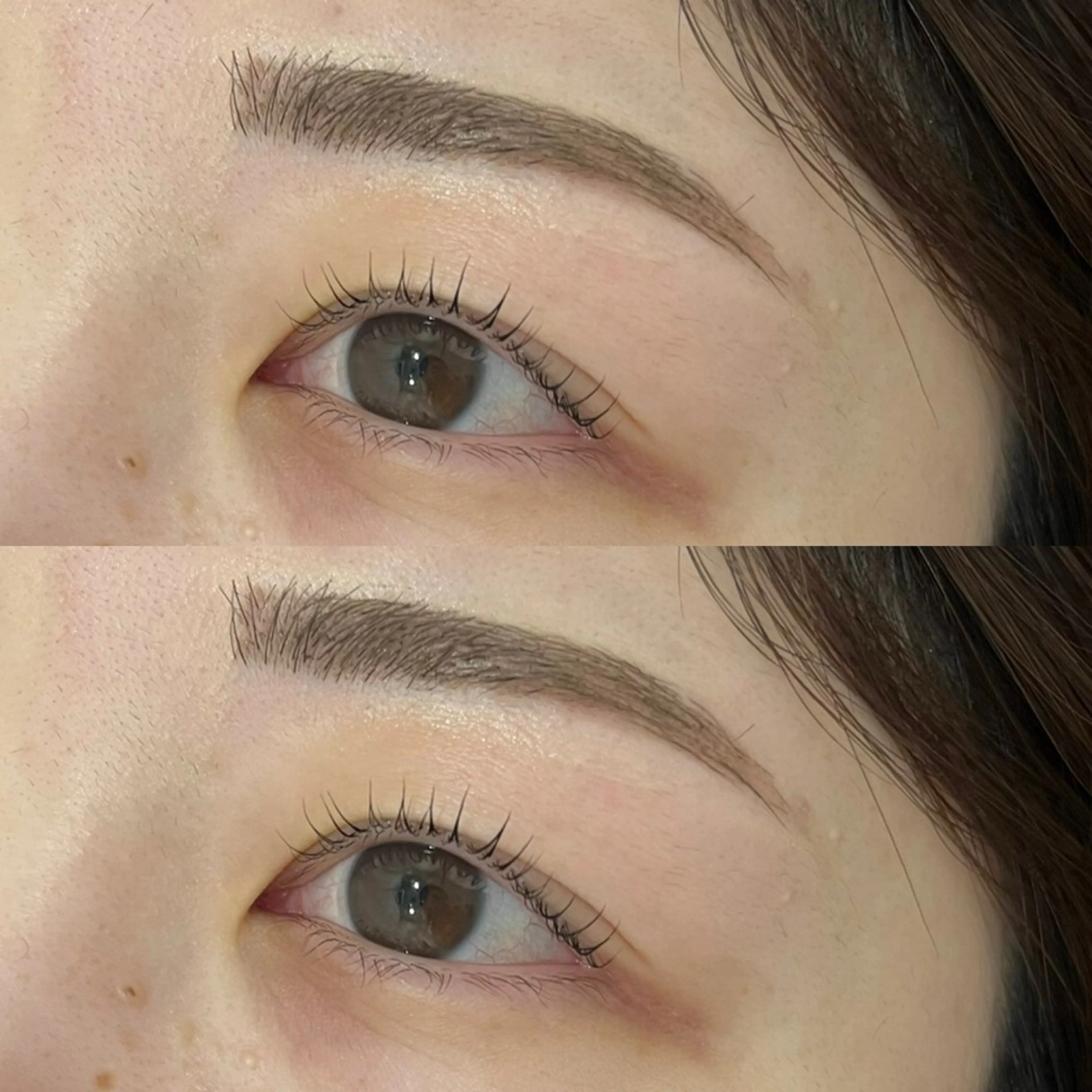 美眉スタイリング＋ラスティングカールの写真