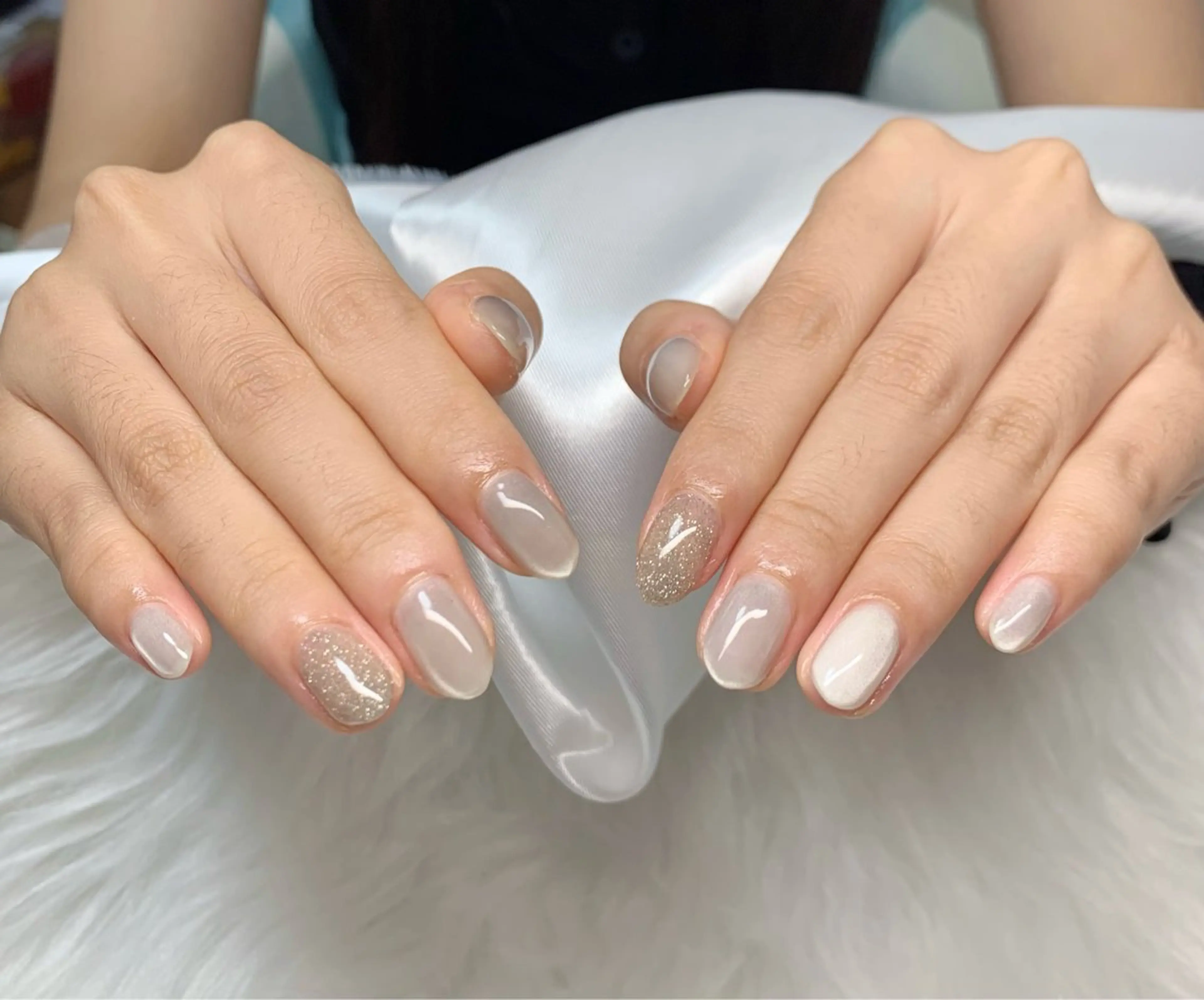 ネイル フラッシュネイル マグネットネイル Private xinhnailsのネイルデザイン