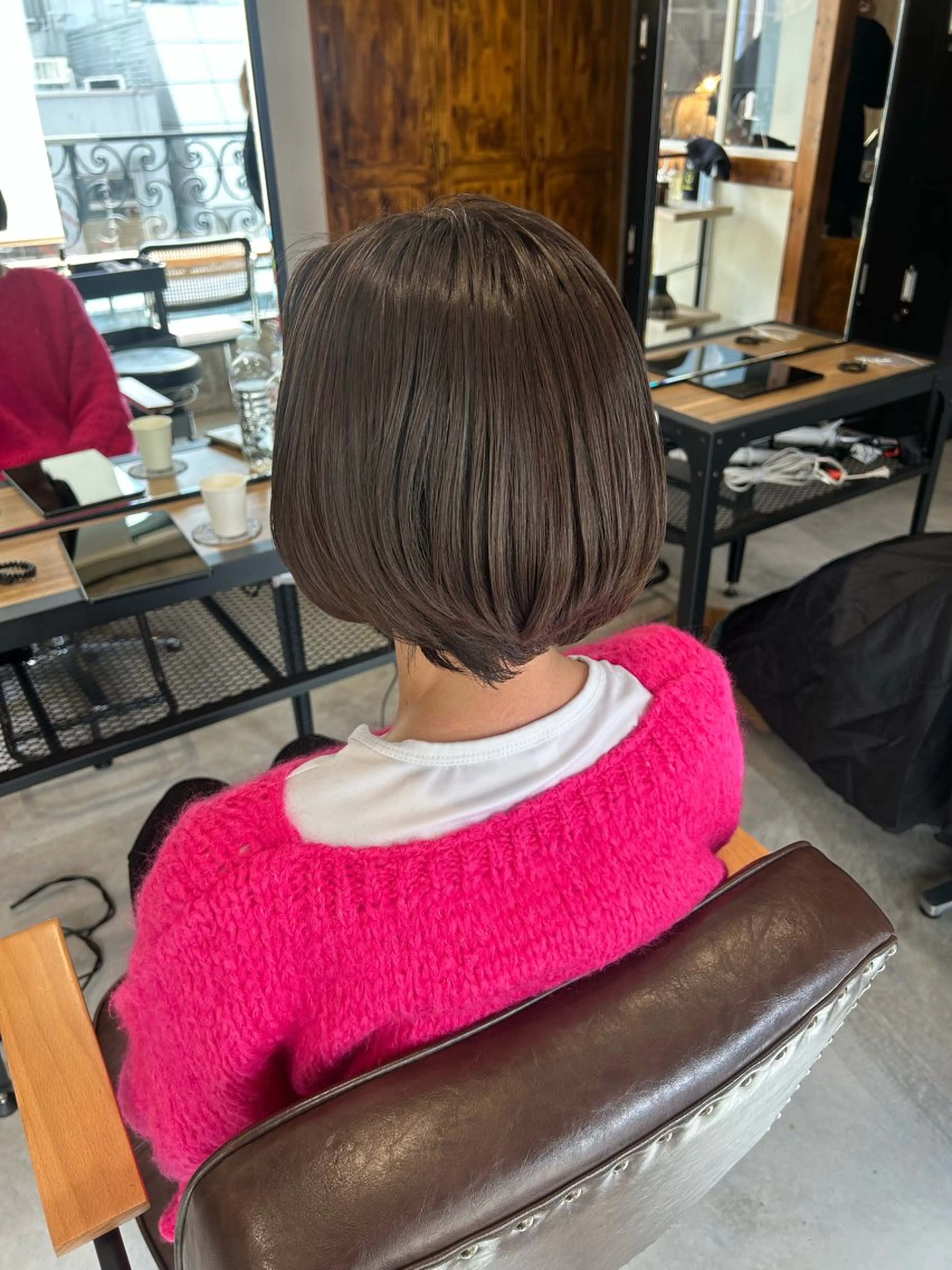 カラー グレージュ ヘアカラー トリートメント 🎀 Sakuraのヘアスタイル