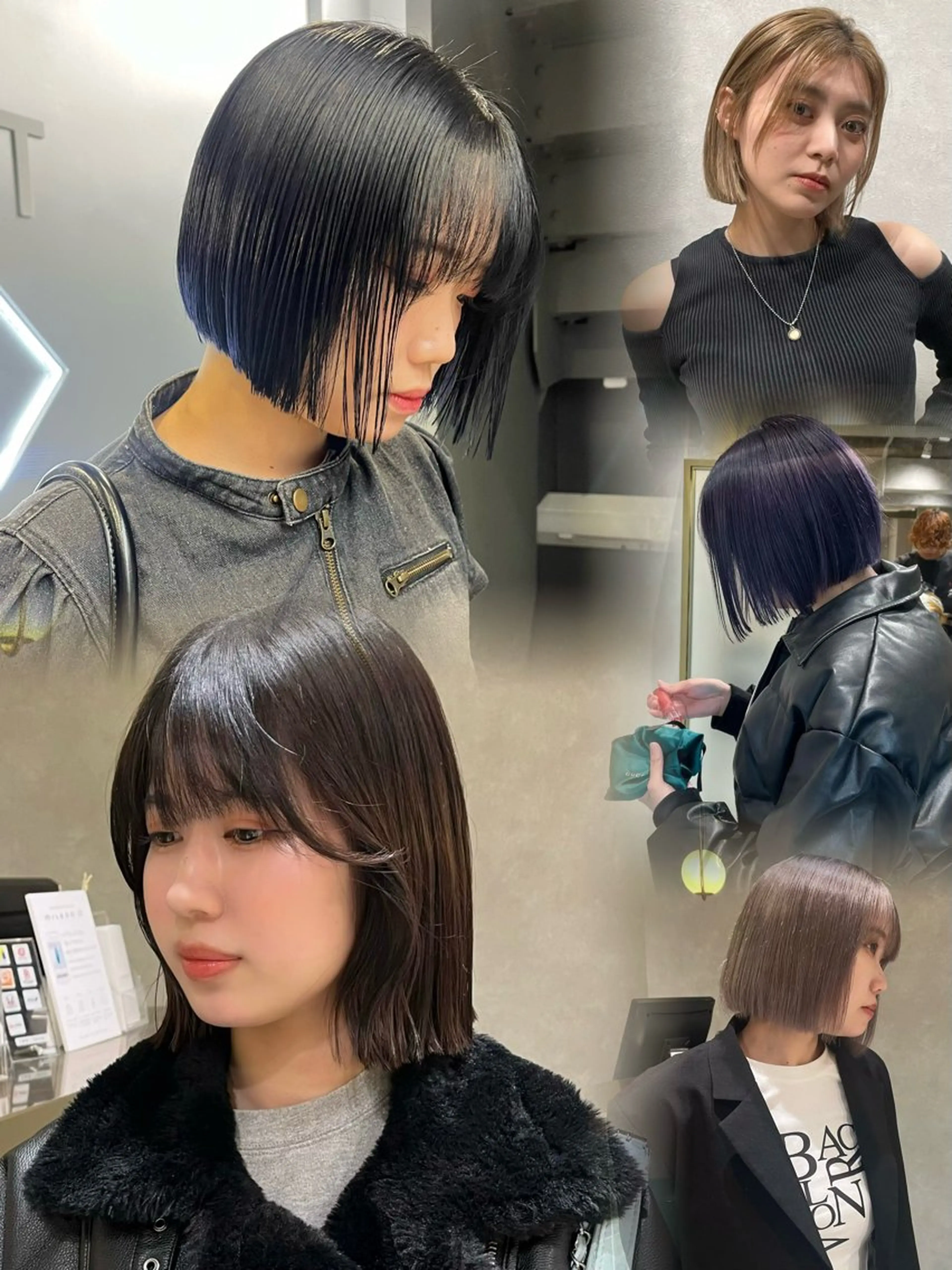 ショート カット 海外girl🤎 透明感ベージュmaoのヘアスタイル