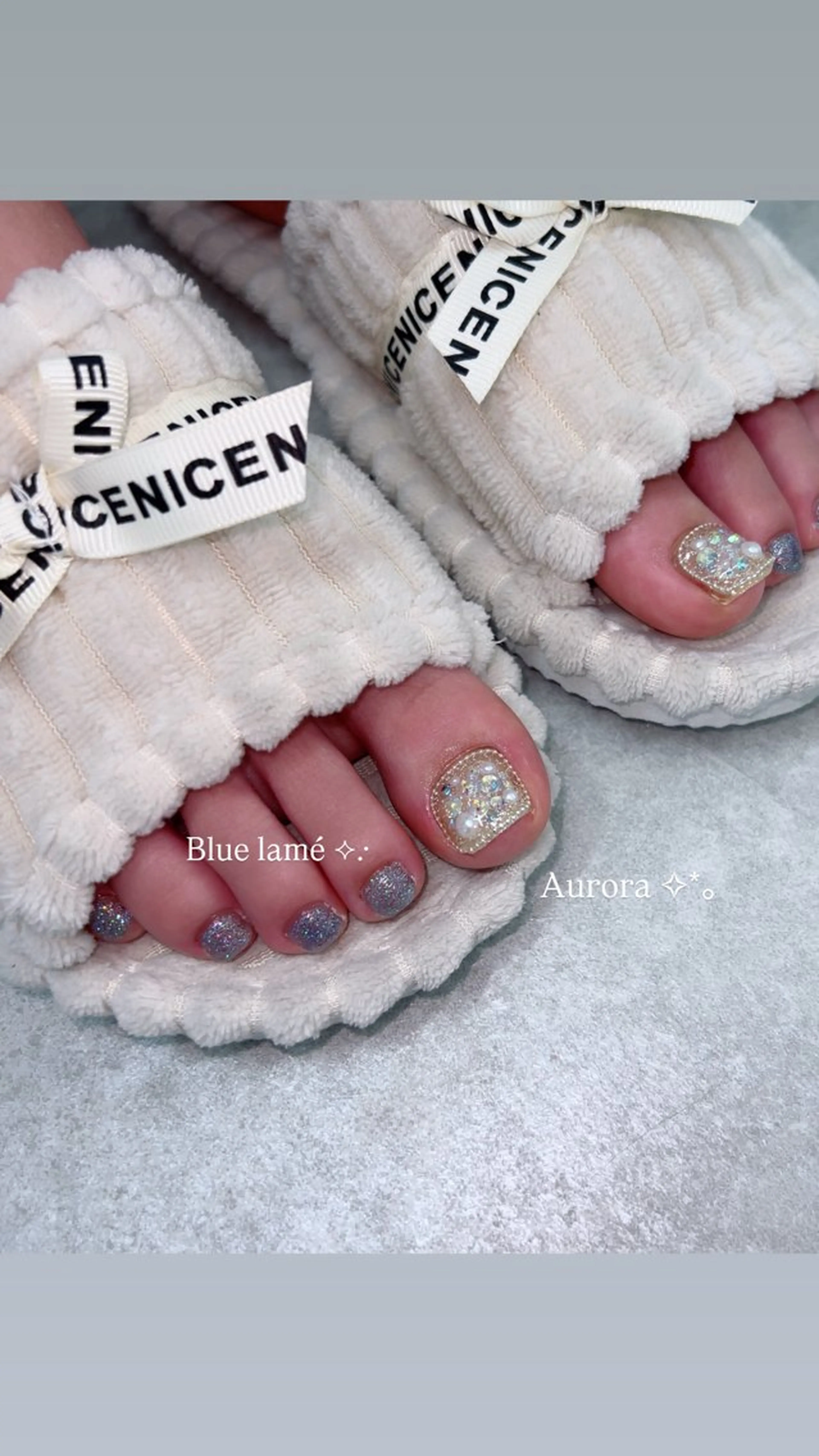 ネイル フットネイル 京橋Lance Nail🫧RIKOのネイルデザイン