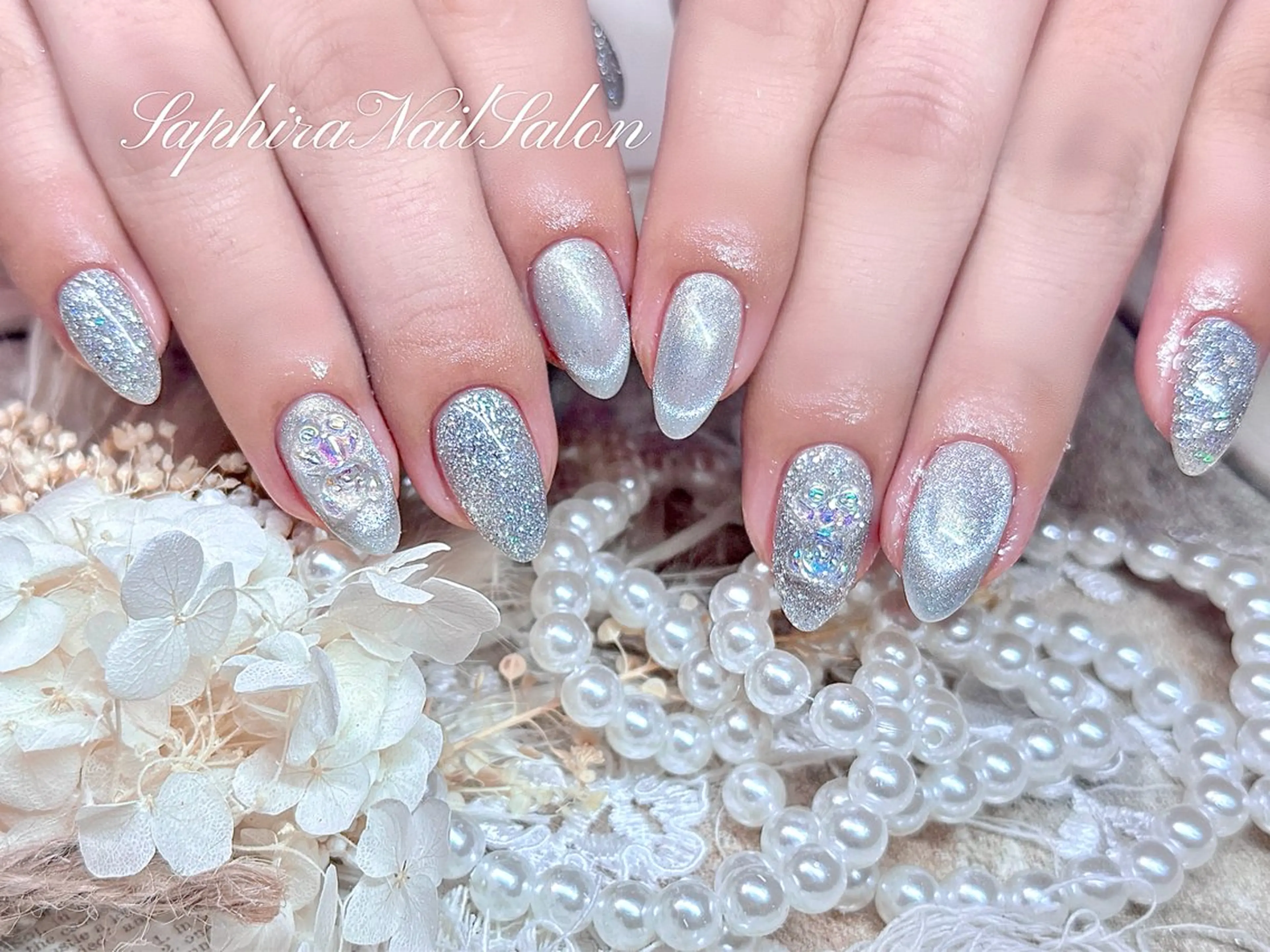 カラー ハンドネイル Saphiraネイル サロン錦糸町のネイルデザイン