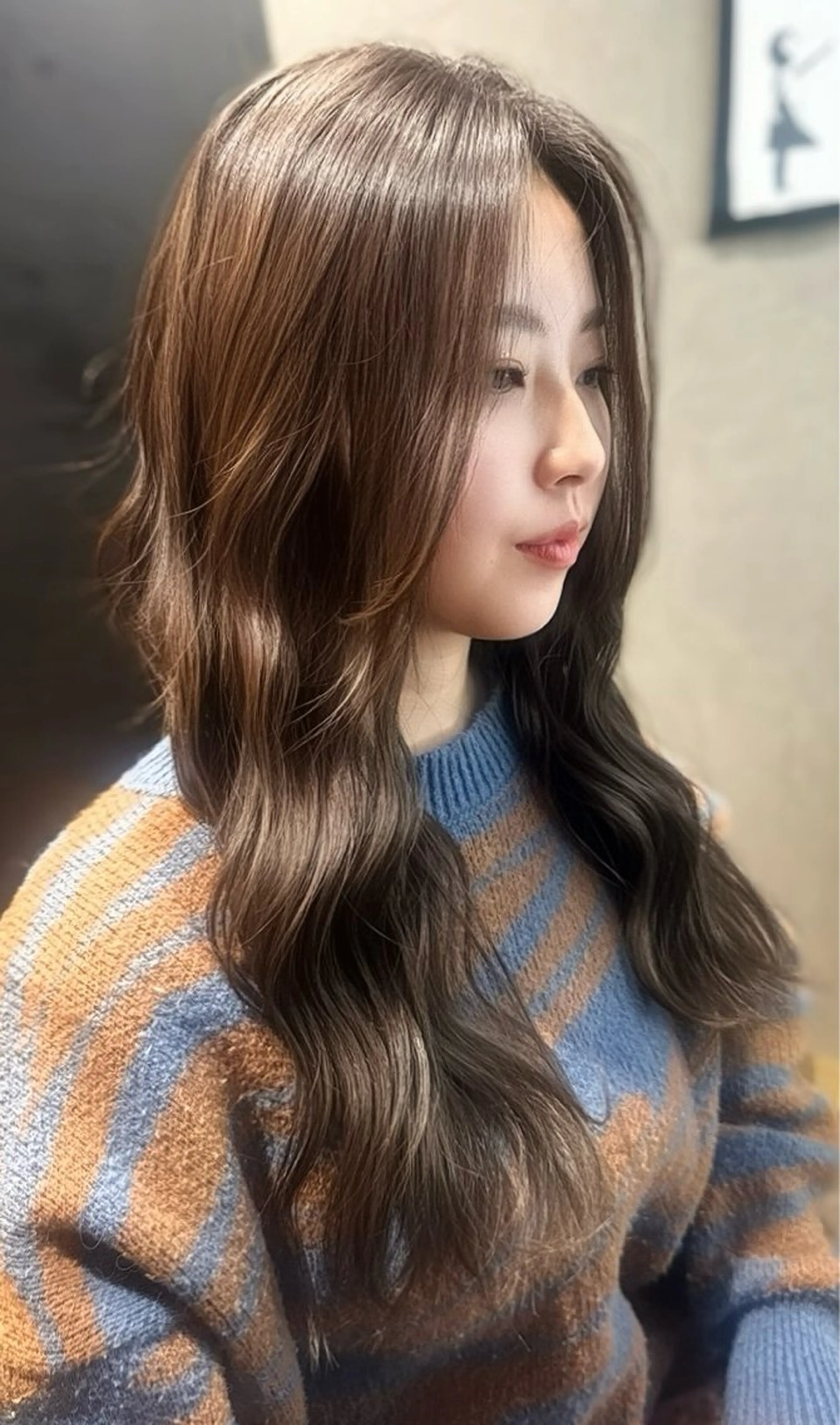 セミロング カット ヘアカラー トリートメント 村井隆仁/上品/ 海外風/栄/矢場町のヘアスタイル