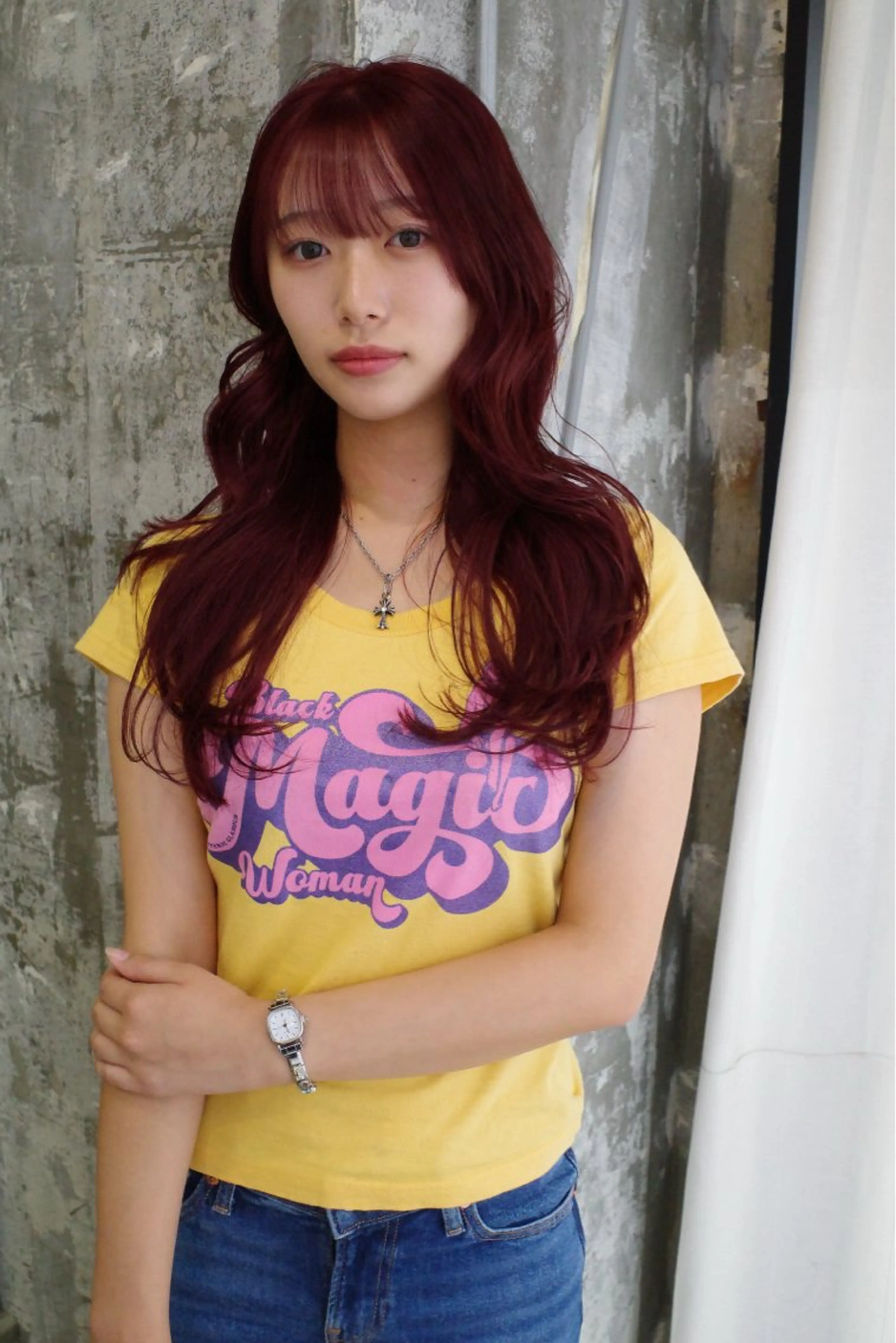 ロング カラー 透明感カラー ヘアカラー 福岡美容室ハイトーン koudaiのヘアスタイル