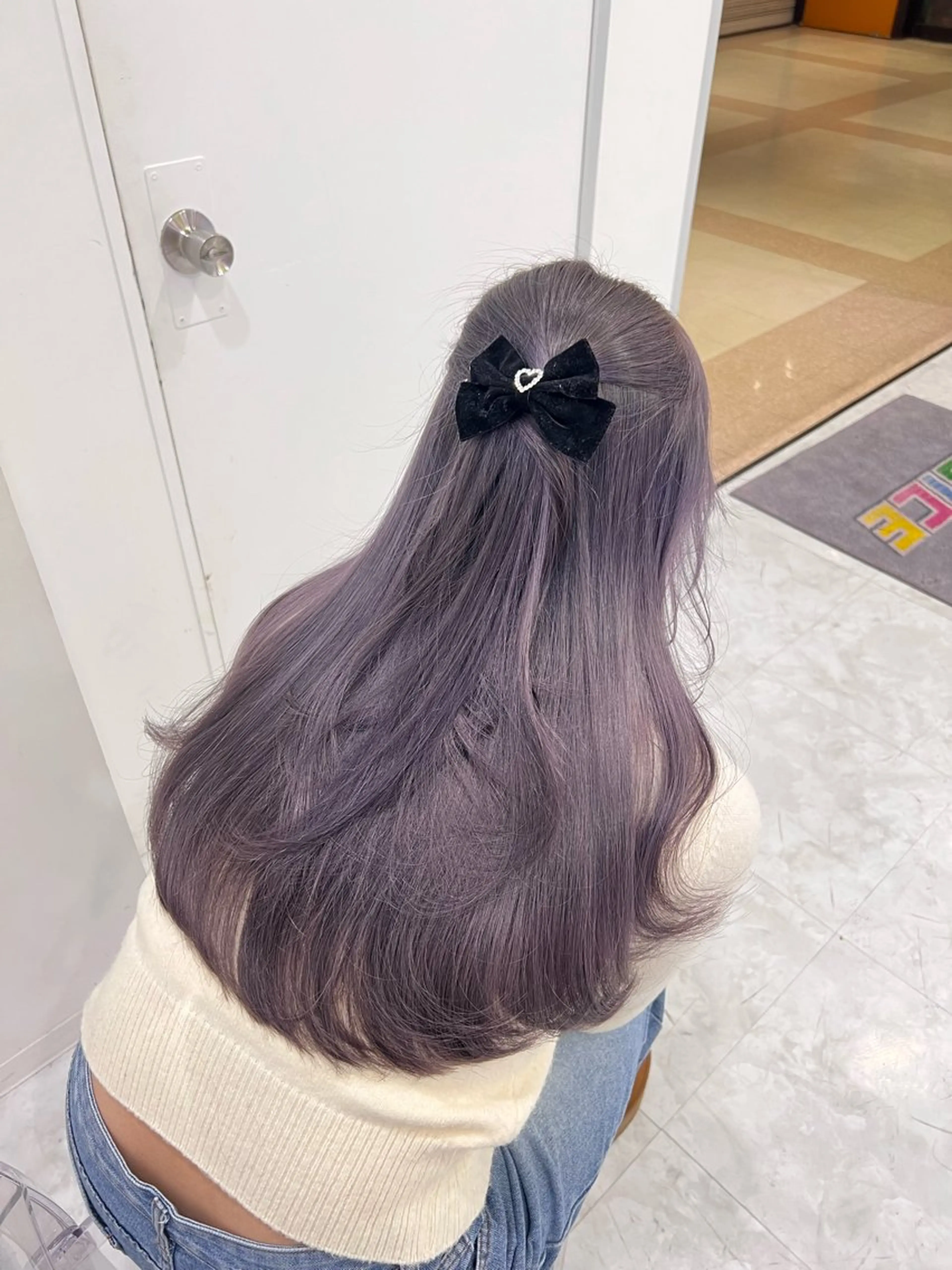 ロング カラー 透明感ベージュ 🎀Anju/渋谷のヘアスタイル