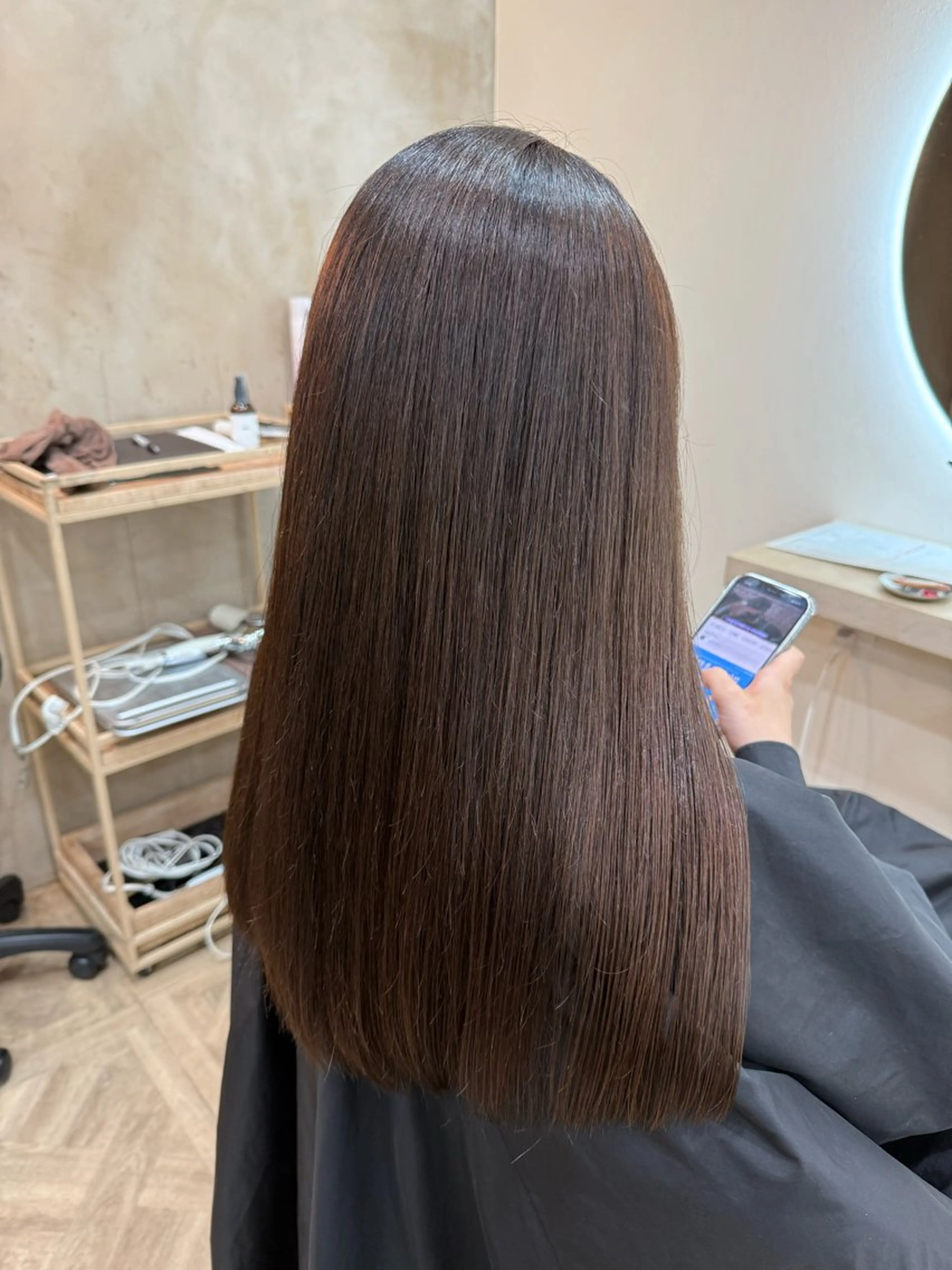 カラー LUVISM ボブ りきカットモデル募集のヘアスタイル