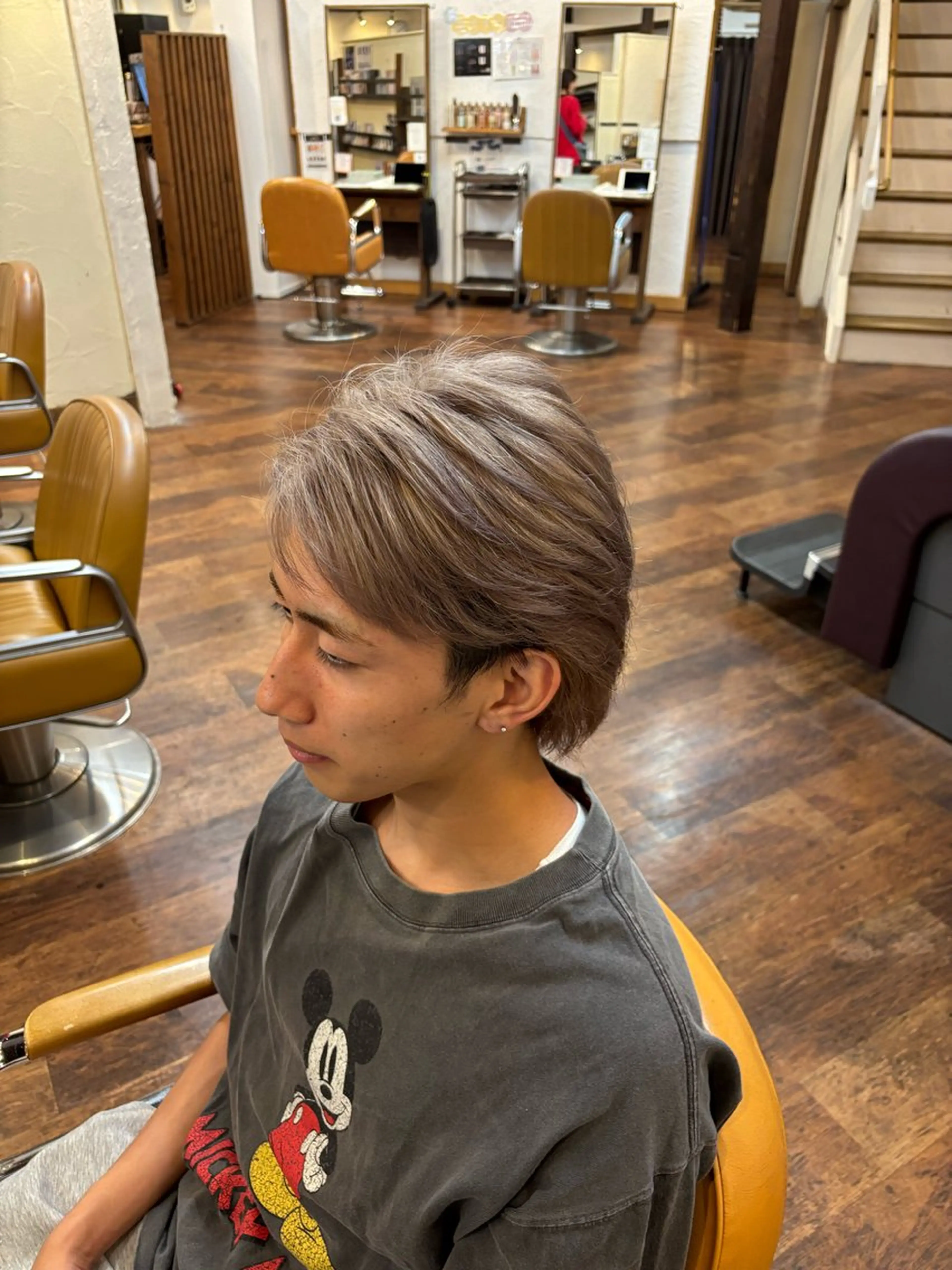 メンズ カット ヘアカラー 村瀬 友颯のヘアスタイル