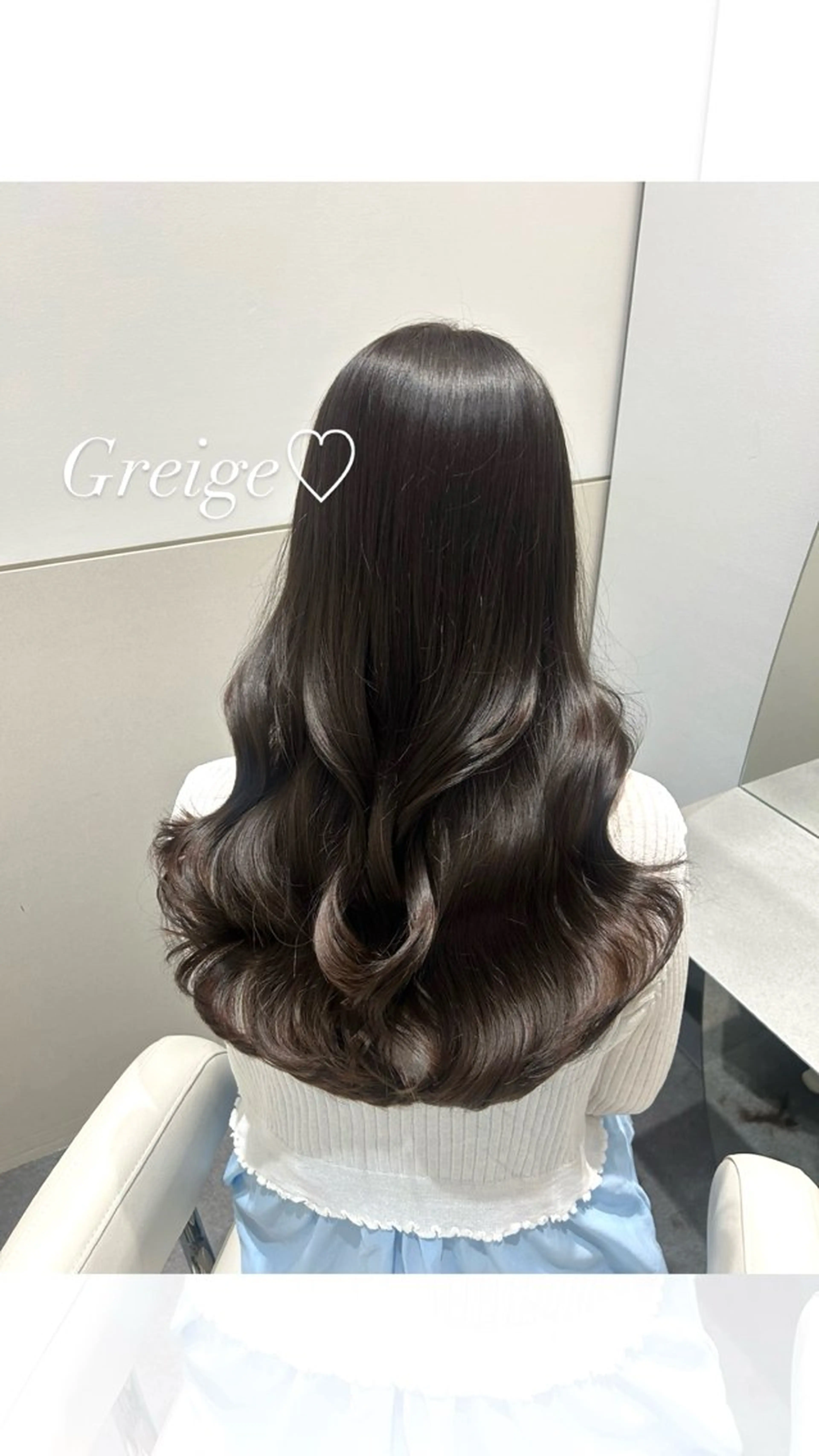 ロング カラー SALOWIN銀座一丁目suite店所属・🩷韓国ヘア/ヨシン モリ🩷Maikaのヘアスタイル