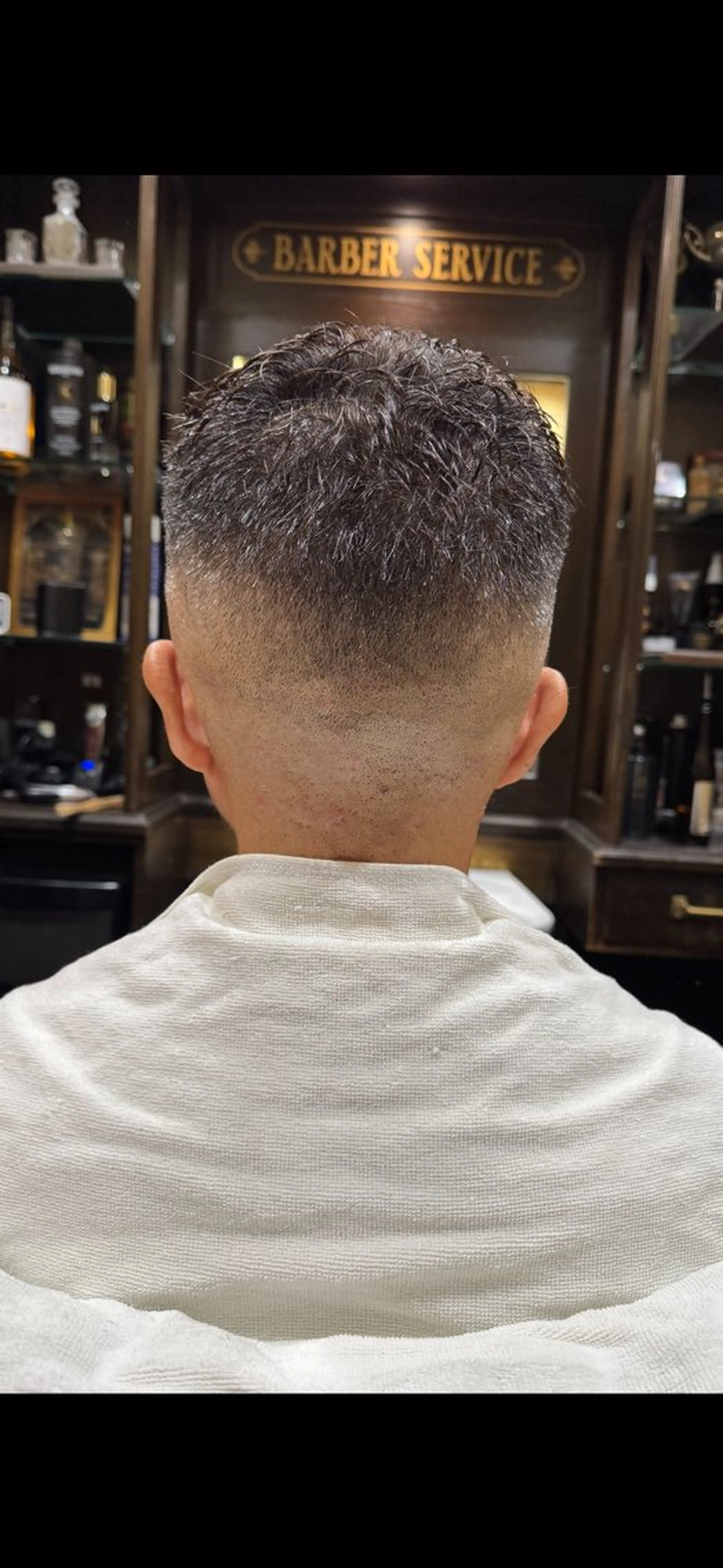 ショート メンズ フェードカット スキンフェード HIRO GINZA barber shop 横浜店所属・ヒロ銀座　無料 フェード　細内のヘアスタイル
