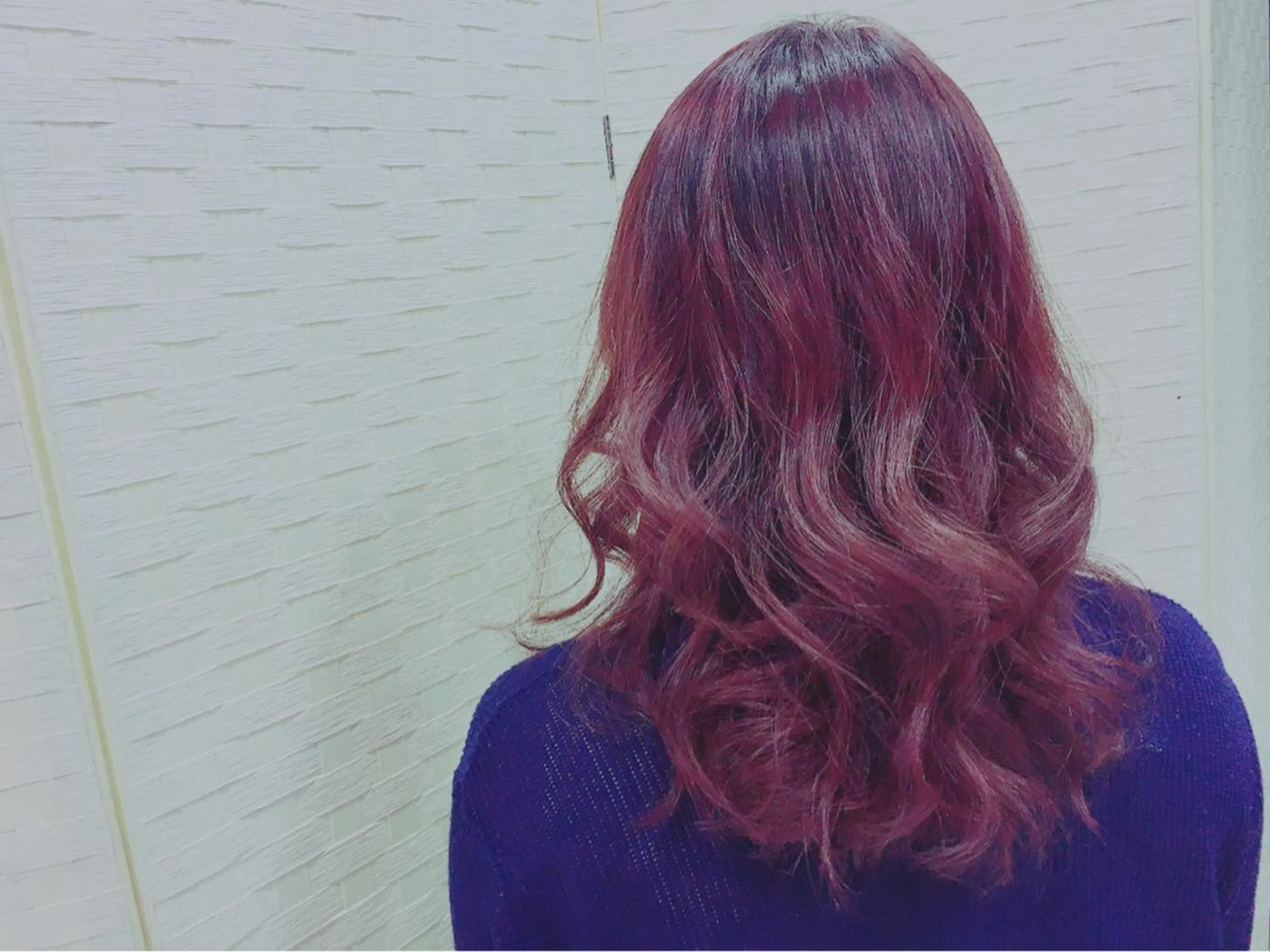ミディアム セミロング ロング カラー boutique misakiのヘアスタイル