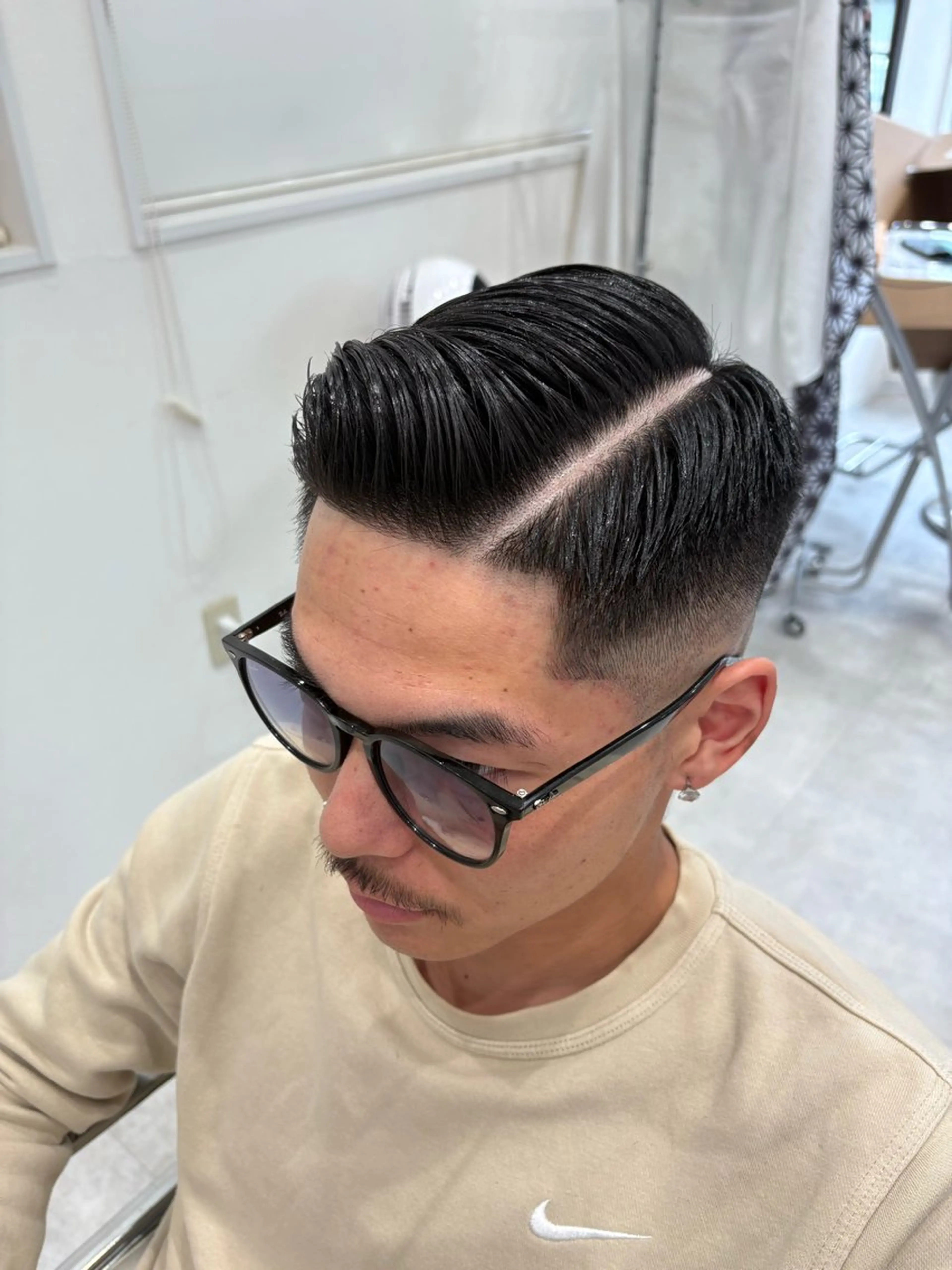 ショート メンズ カット パーマ 本間 颯太のヘアスタイル
