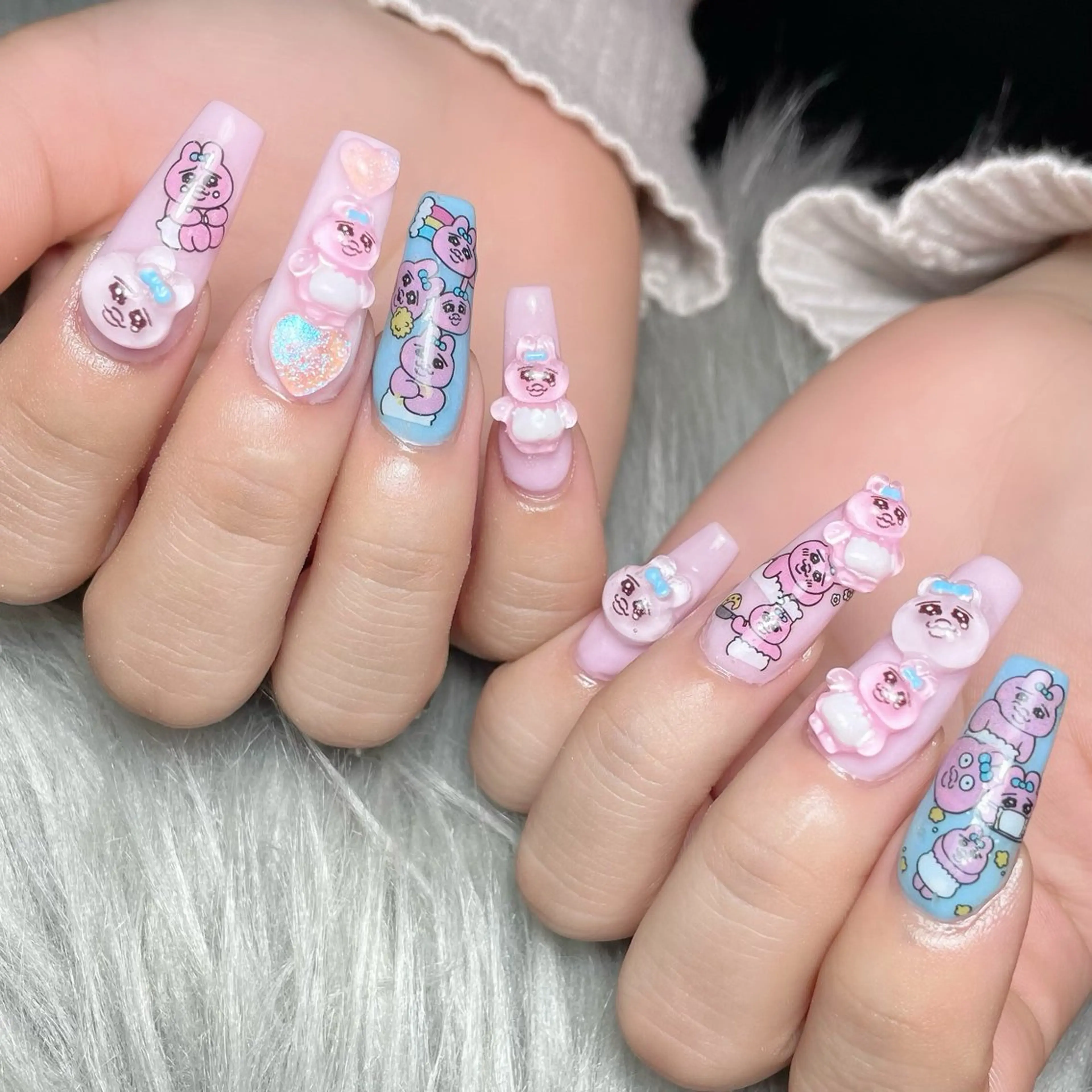 ネイル スカルプネイル ハンドネイル Feel ‪‪☺︎‬Yuriaのネイルデザイン