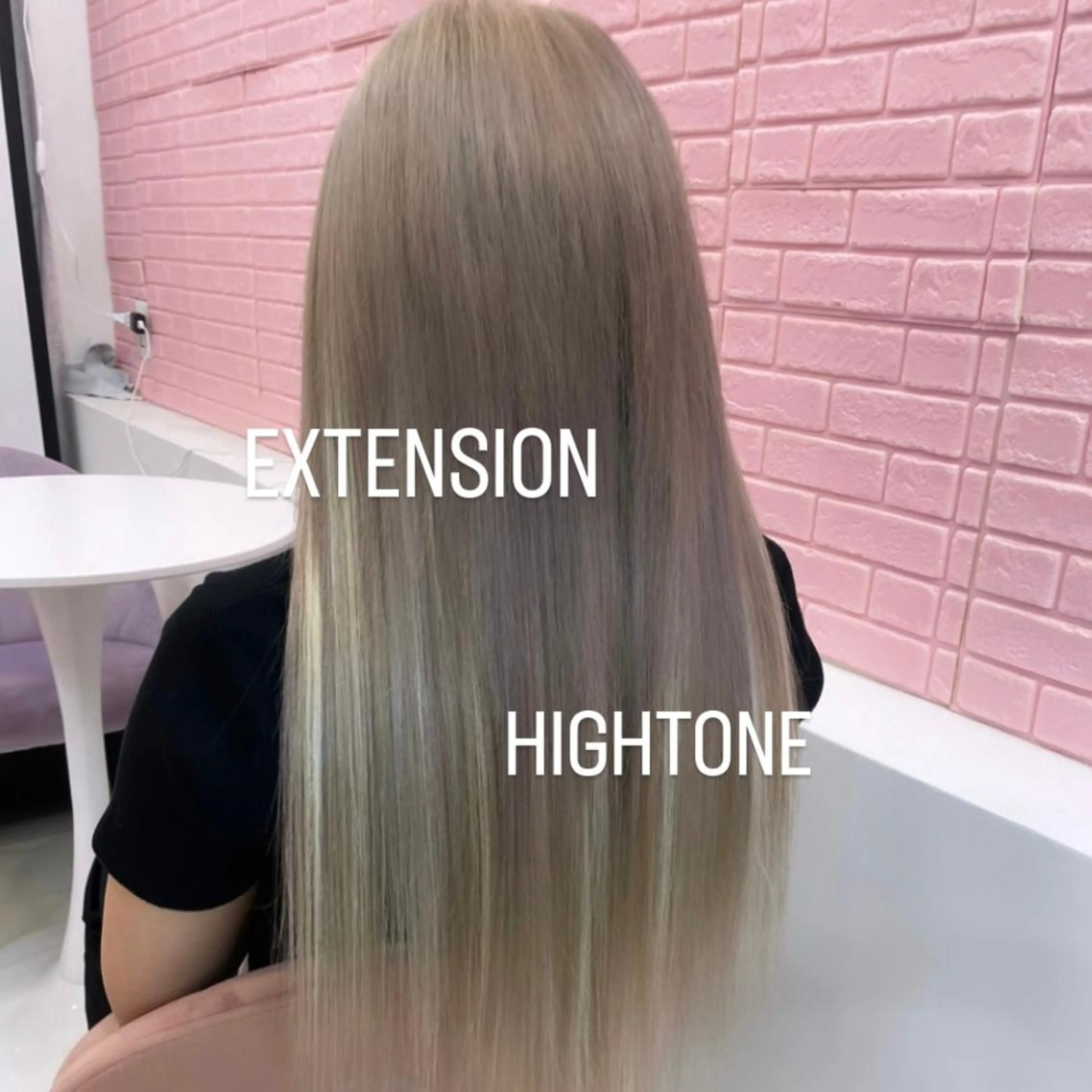 ロング エクステ エクステ🩵ブリーチ 韓国ヘア🩵KAEのヘアスタイル