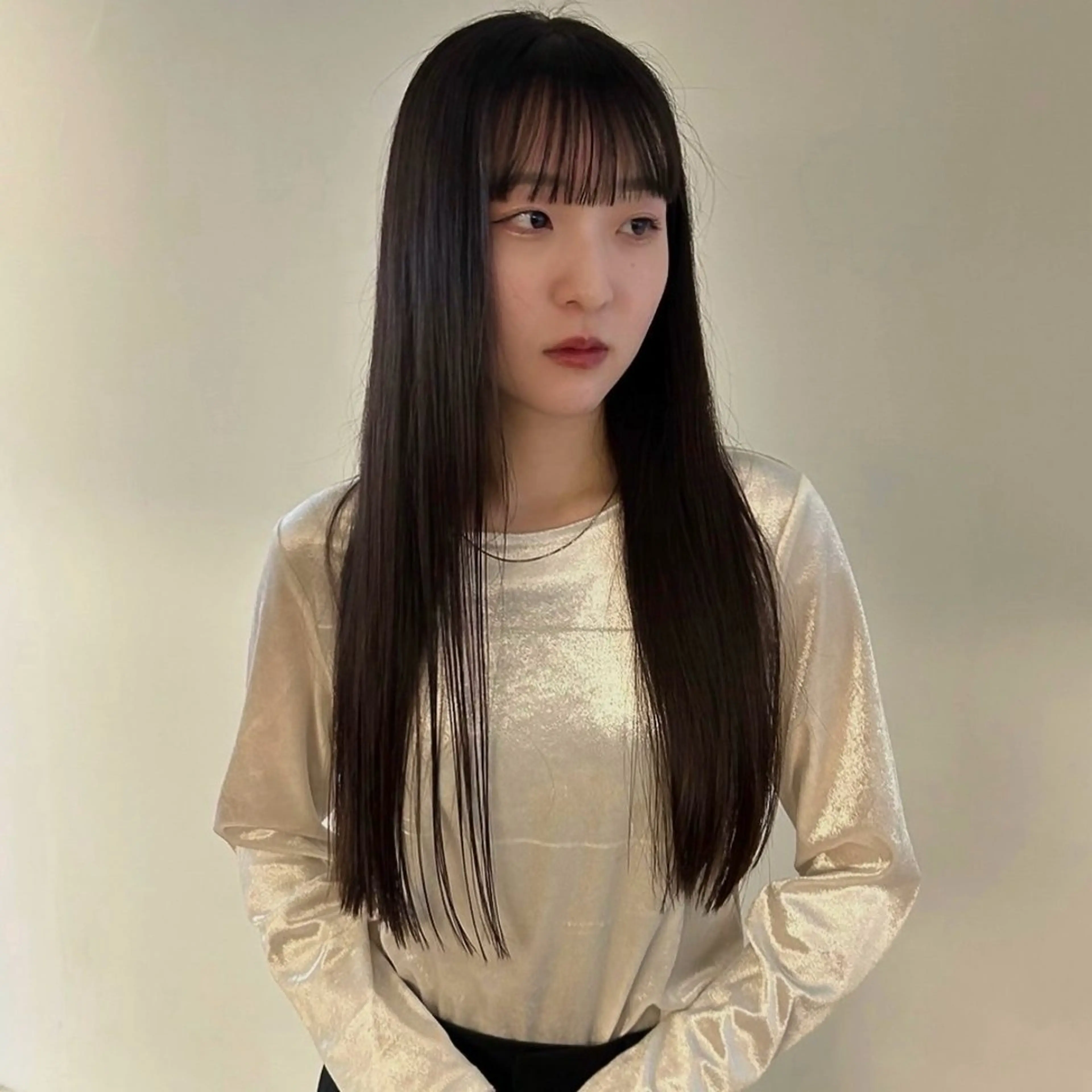 ロング トリートメント nonoka オリーブ/レイヤーのヘアスタイル