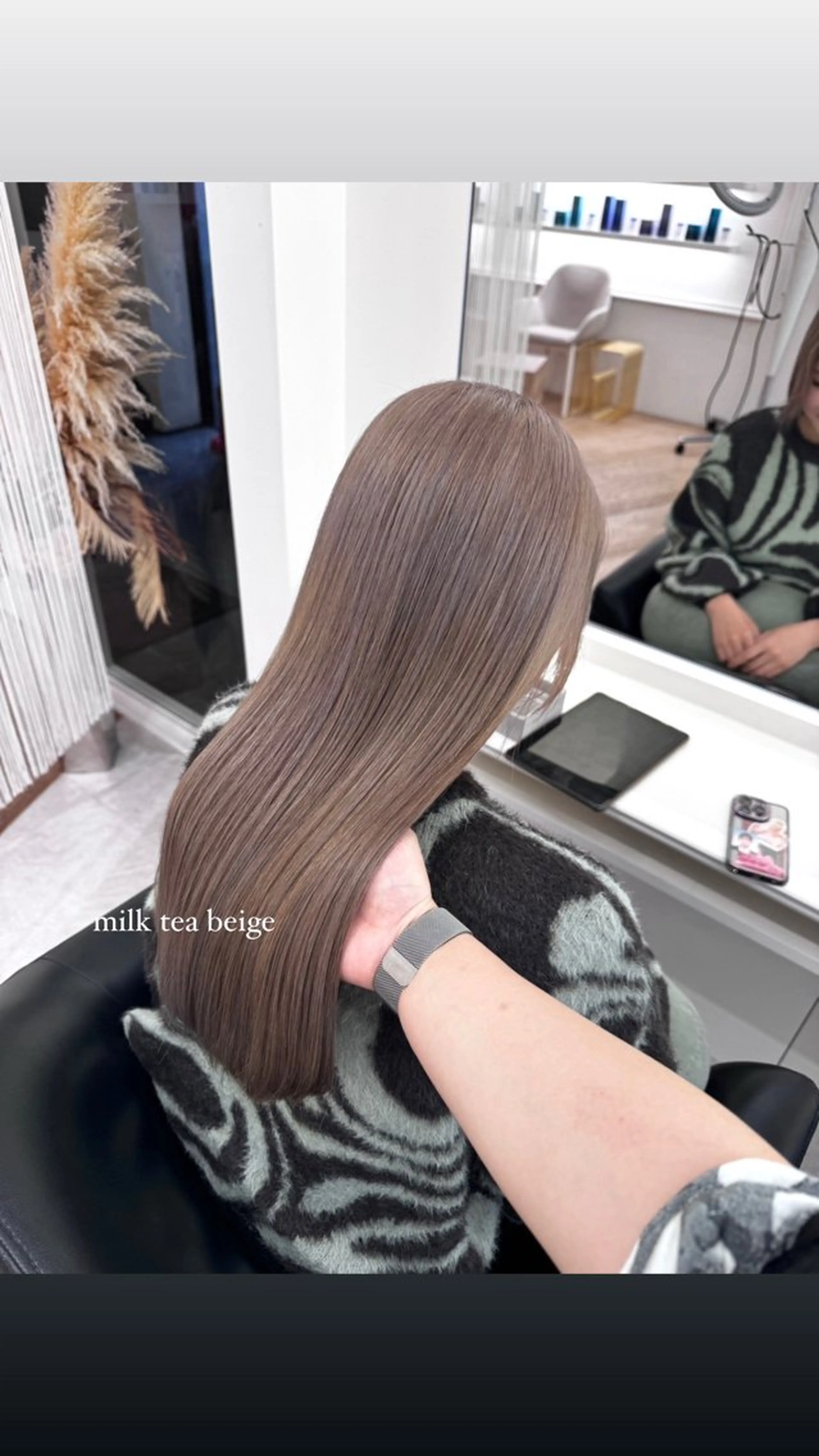 カラー ベージュカラー ブリーチ ハイトーンカラー ハイトーンベージュ Parve Mix/ 平 奈果🎀のヘアスタイル