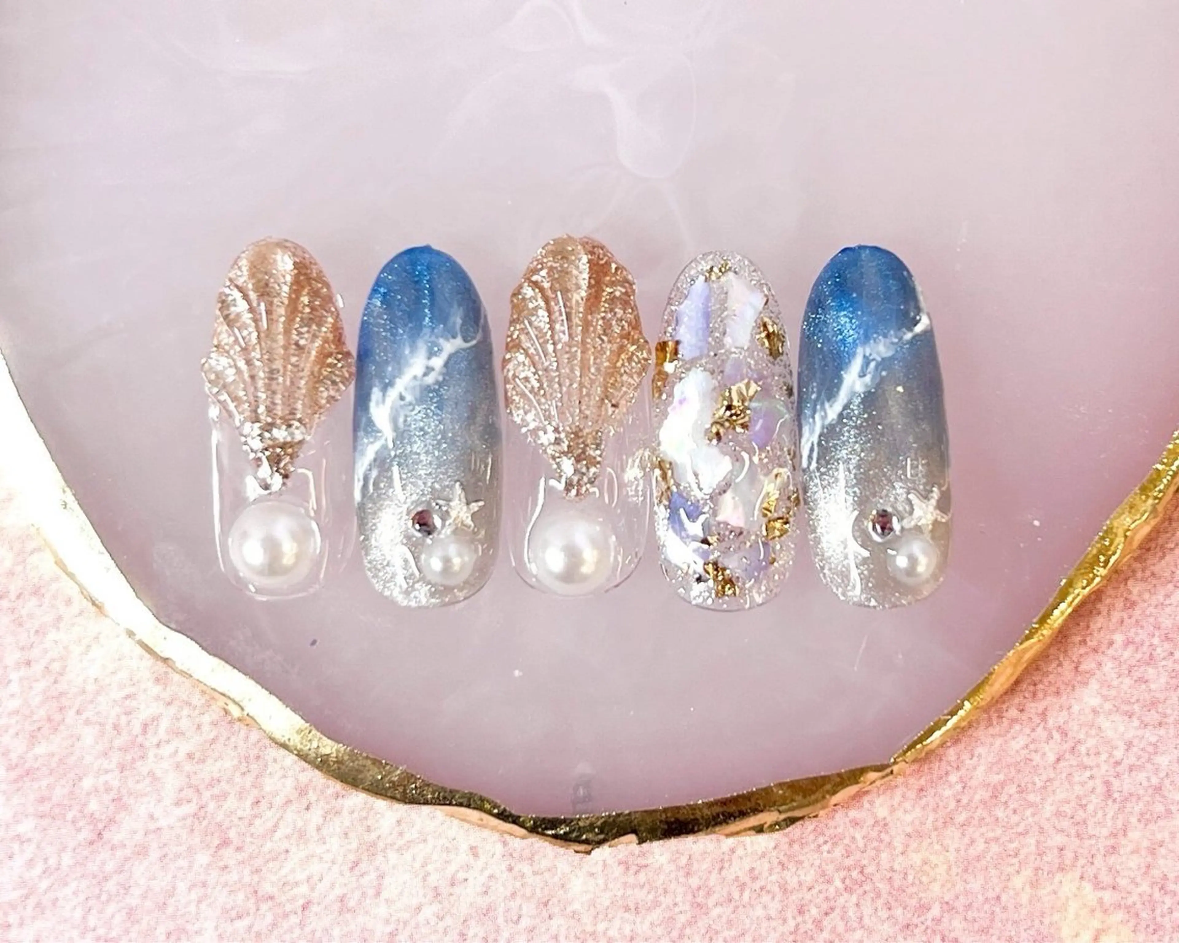 ネイル アートネイル フラッシュネイル フラワーネイル ジェルネイル ガーリー ハンドネイル Puti nailのネイルデザイン