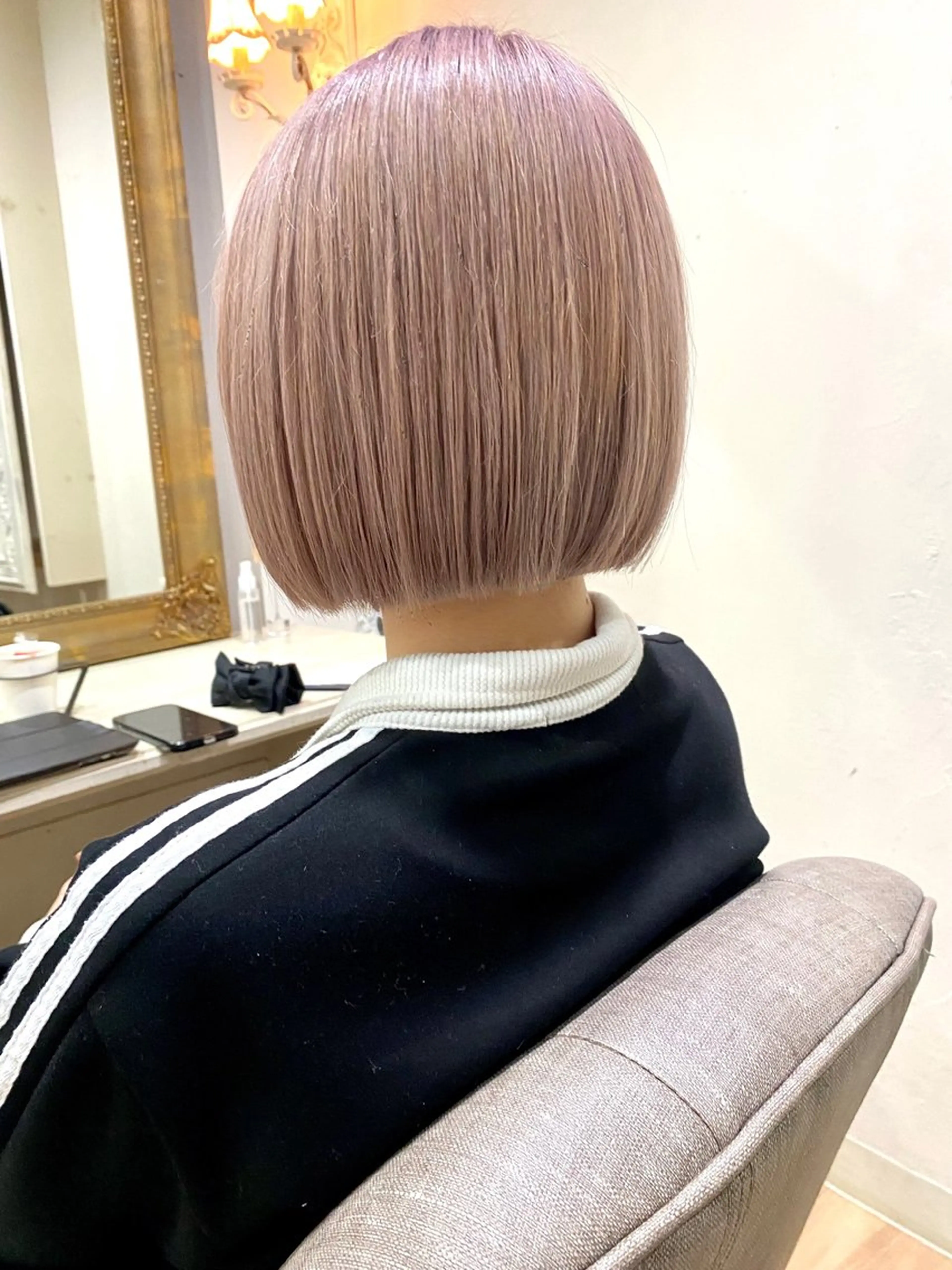 ショート カット ヘアカラー トリートメント 東田 恋のヘアスタイル