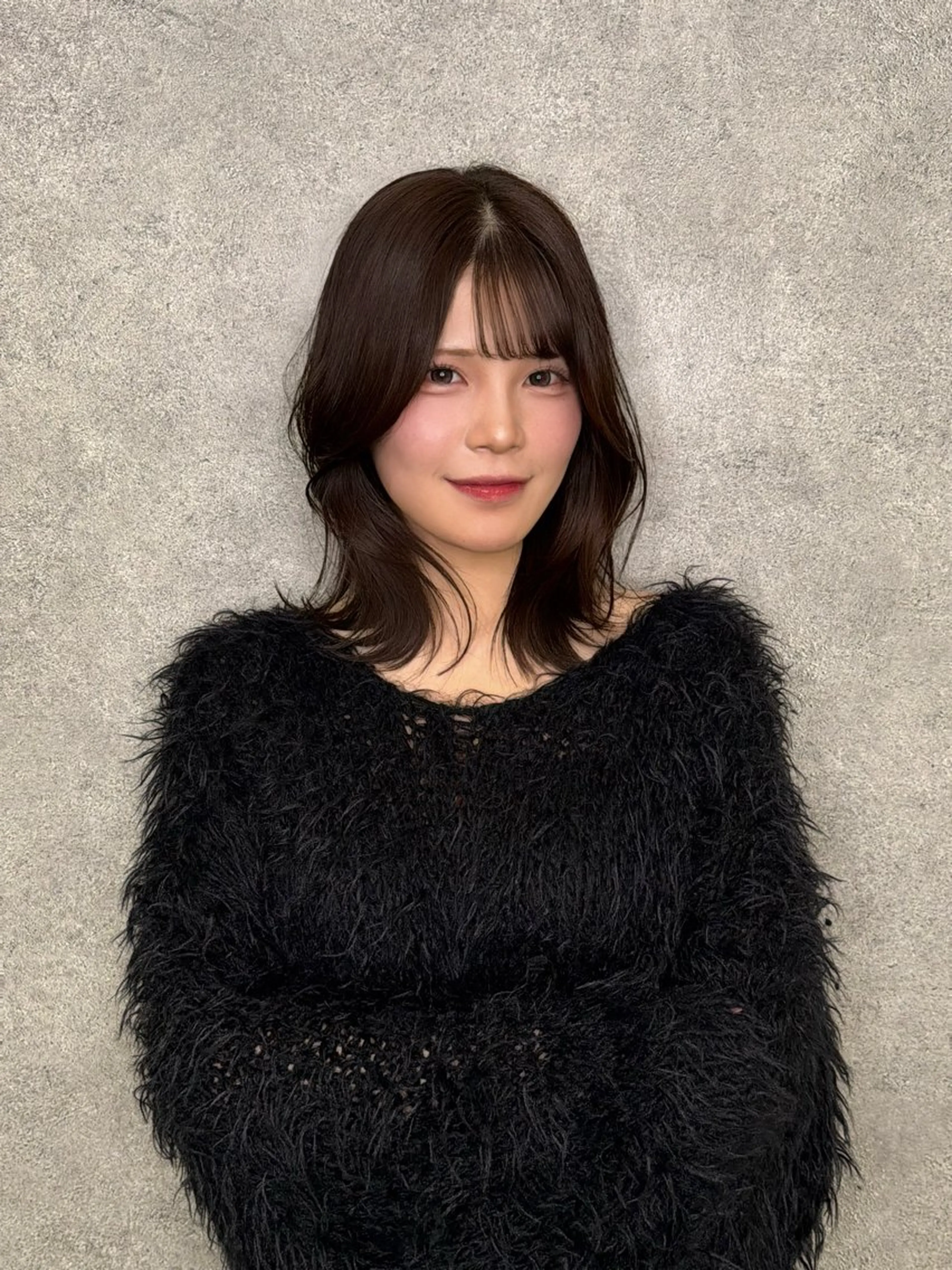 ミディアム カラー ブラウンカラー トリートメント ヘアカラー 紅都🫧透明感 水光カラー🫧のヘアスタイル