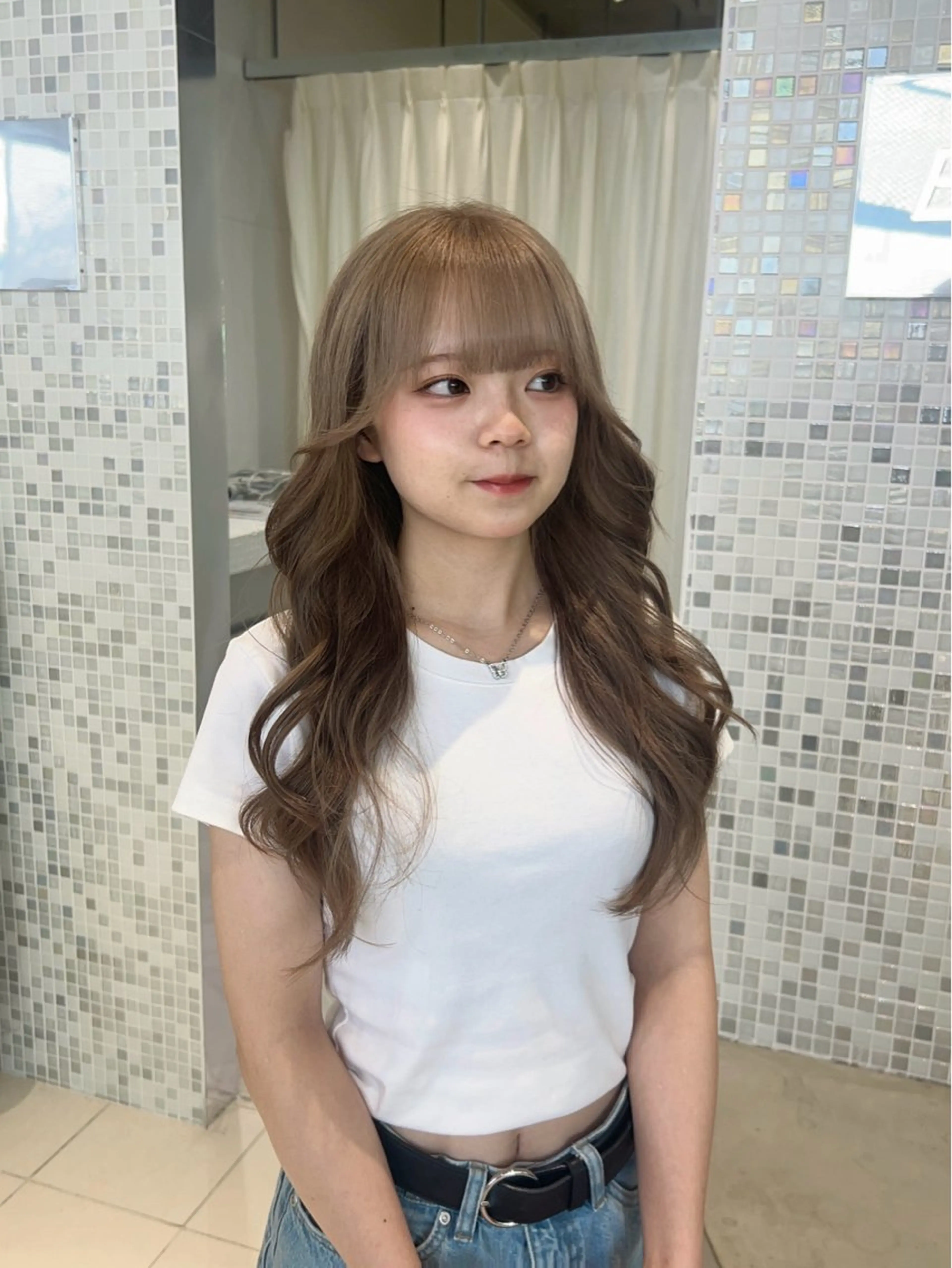 カラー ヘアカラー くすみカラー/ブリ ーチ seina★のヘアスタイル