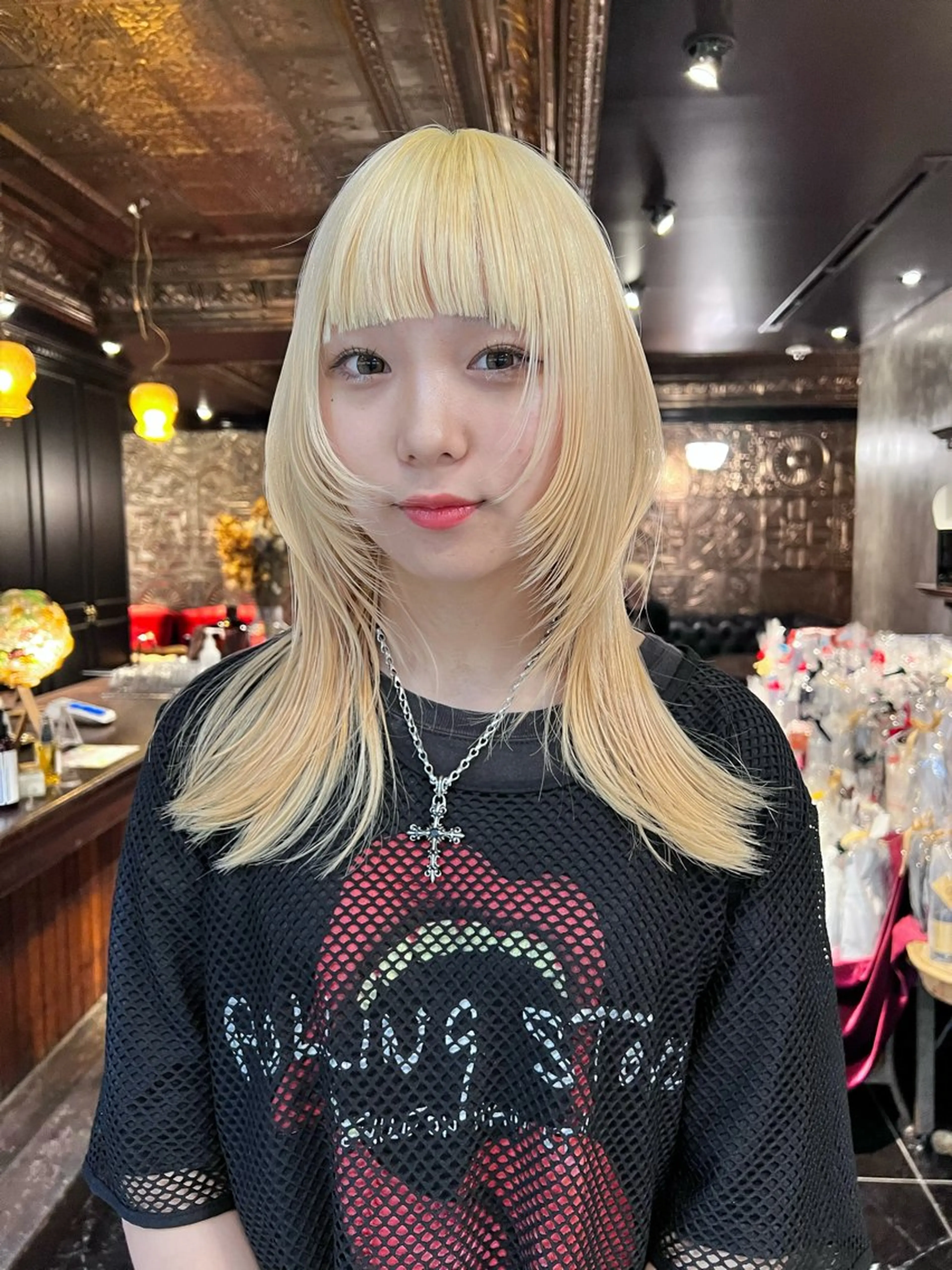 ロング カラー カット ヘアカラー 圧倒的デザイン力 店長🎨RENAのヘアスタイル