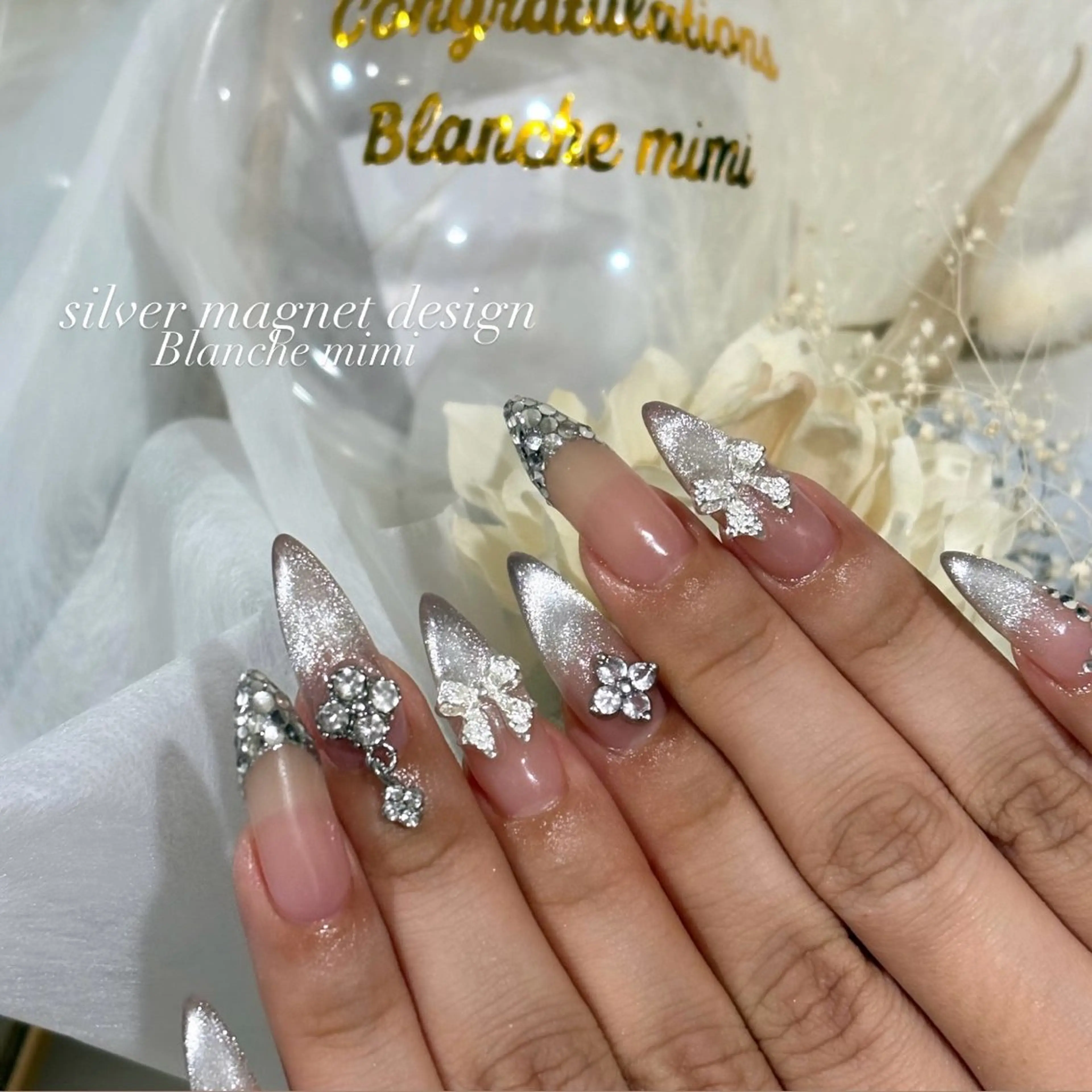 ネイル ハンドネイル Blanche mimi.u_aのネイルデザイン